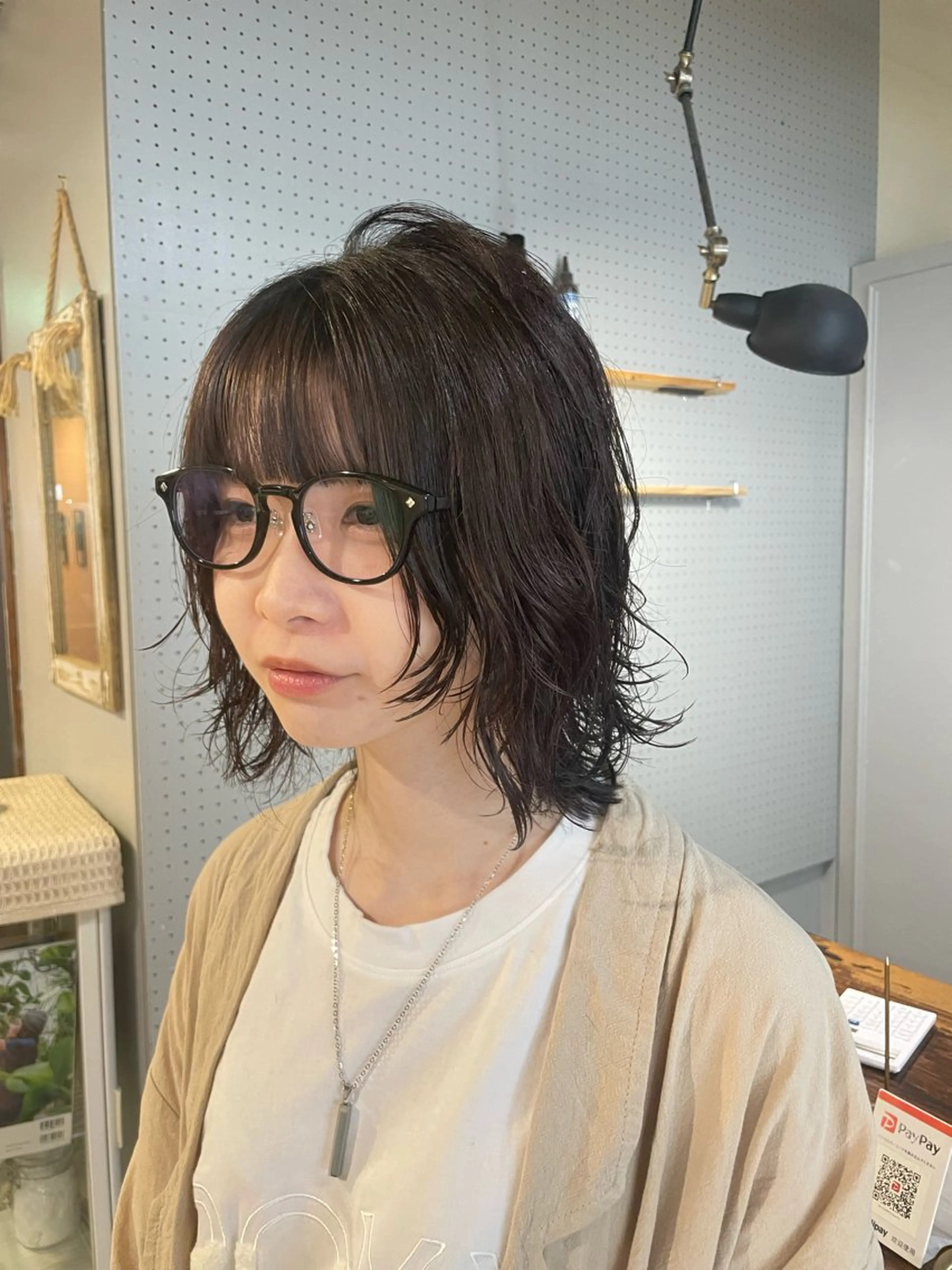 ミディアム パーマ カット パーマ 🤩噂のMr.髪ポジ ティブ®️yu🤩のヘアスタイル