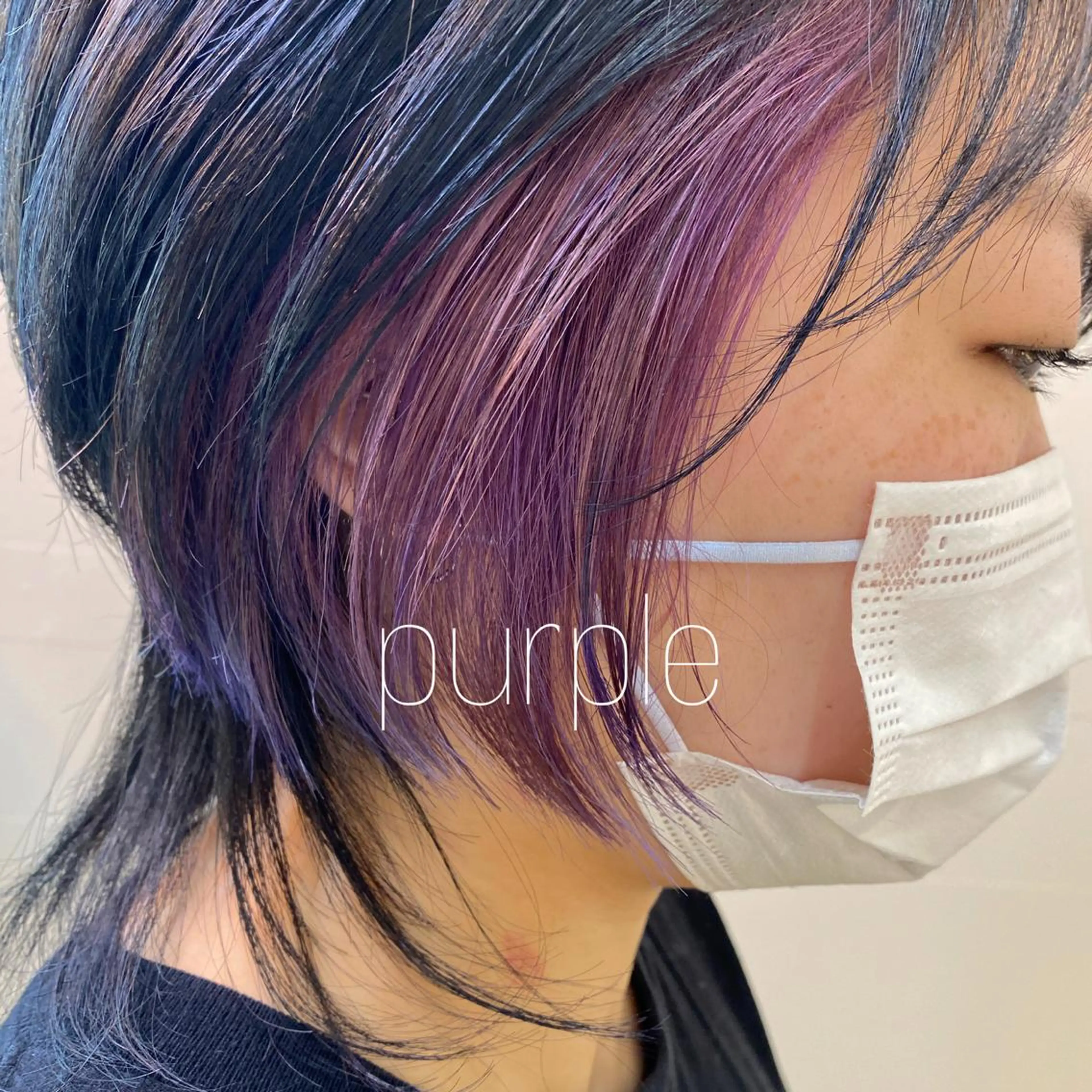 ミディアム カラー ヒラカホ/ ブリーチ/似合わせのヘアスタイル