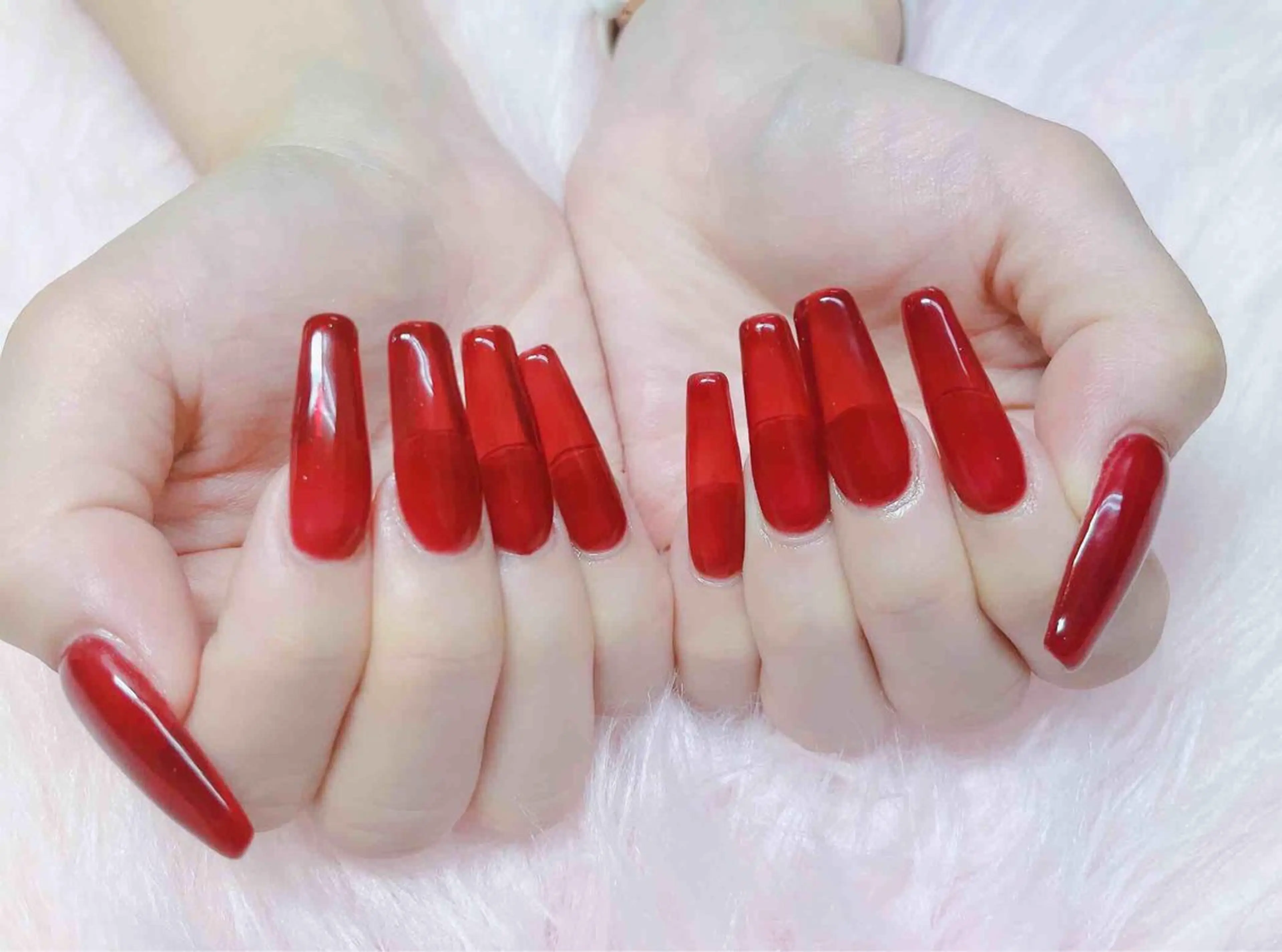 ネイル ハンドネイル MoonNail ユリ🌸のネイルデザイン