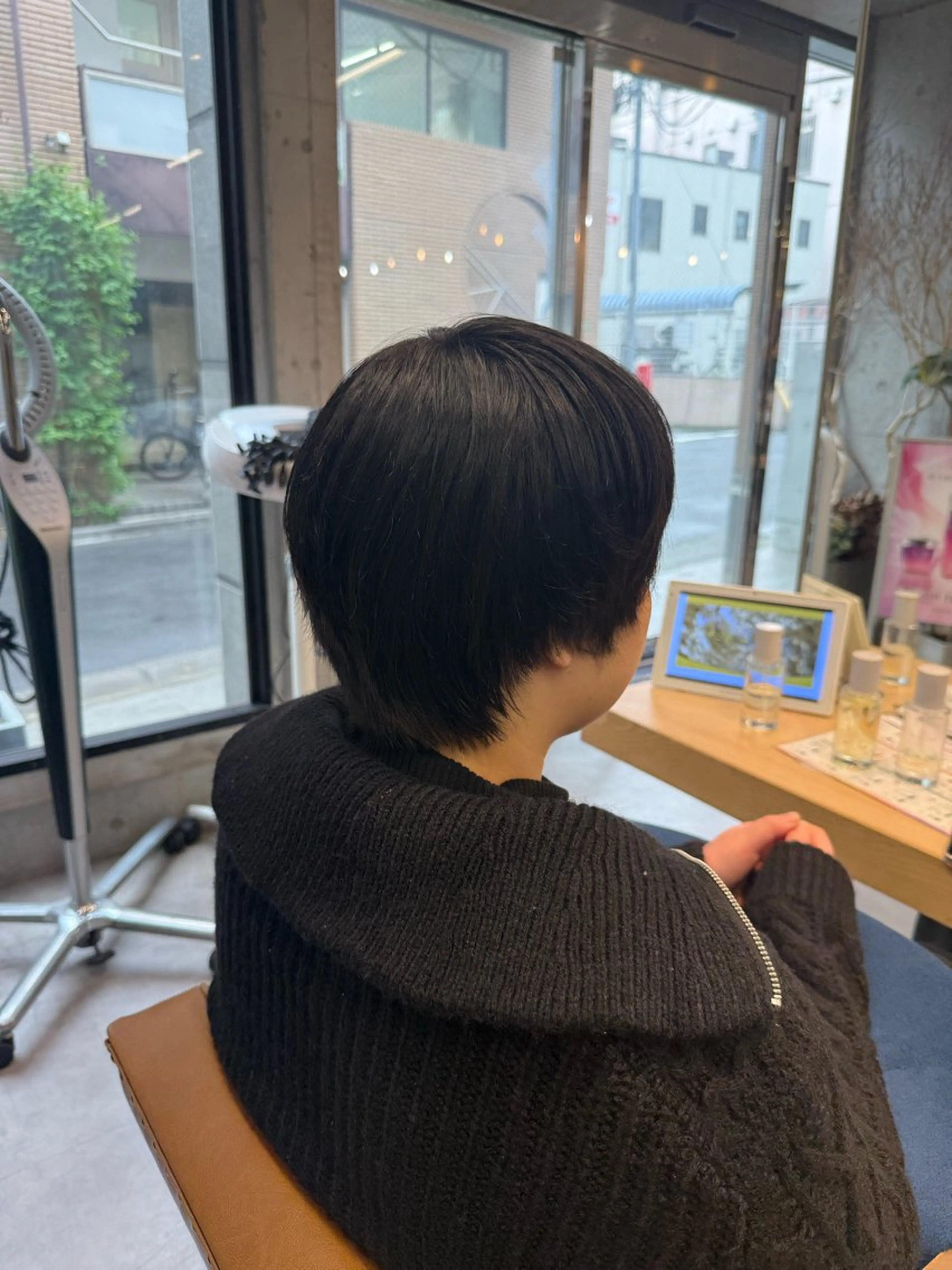 ショート カット ヘアセット 透明感/艶カラー/ 暖色/ゆな🫧のヘアスタイル