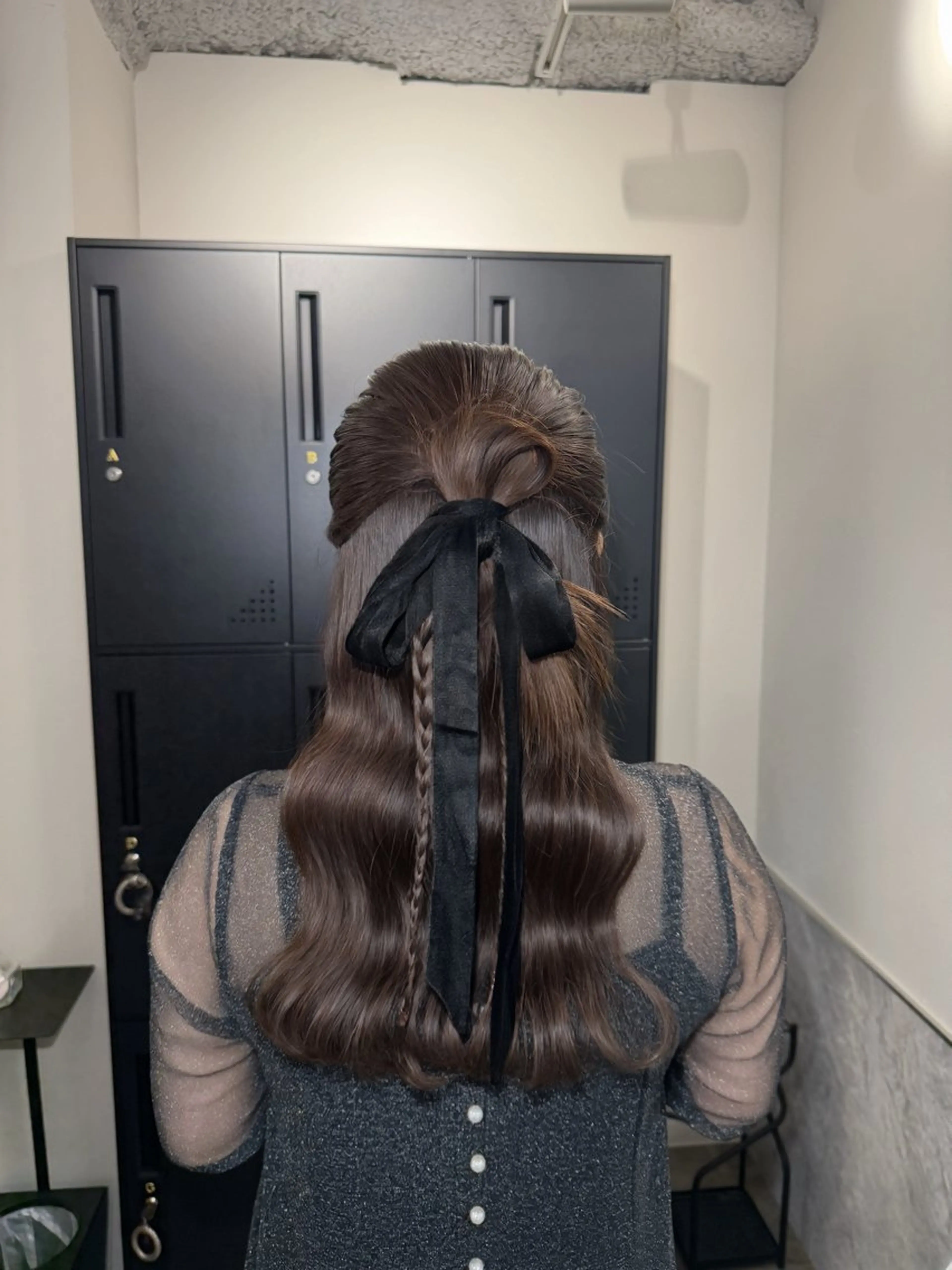 ロング ヘアアレンジ ヘアセット ブリーチ/エクステ/ 新宿/アリルのヘアスタイル