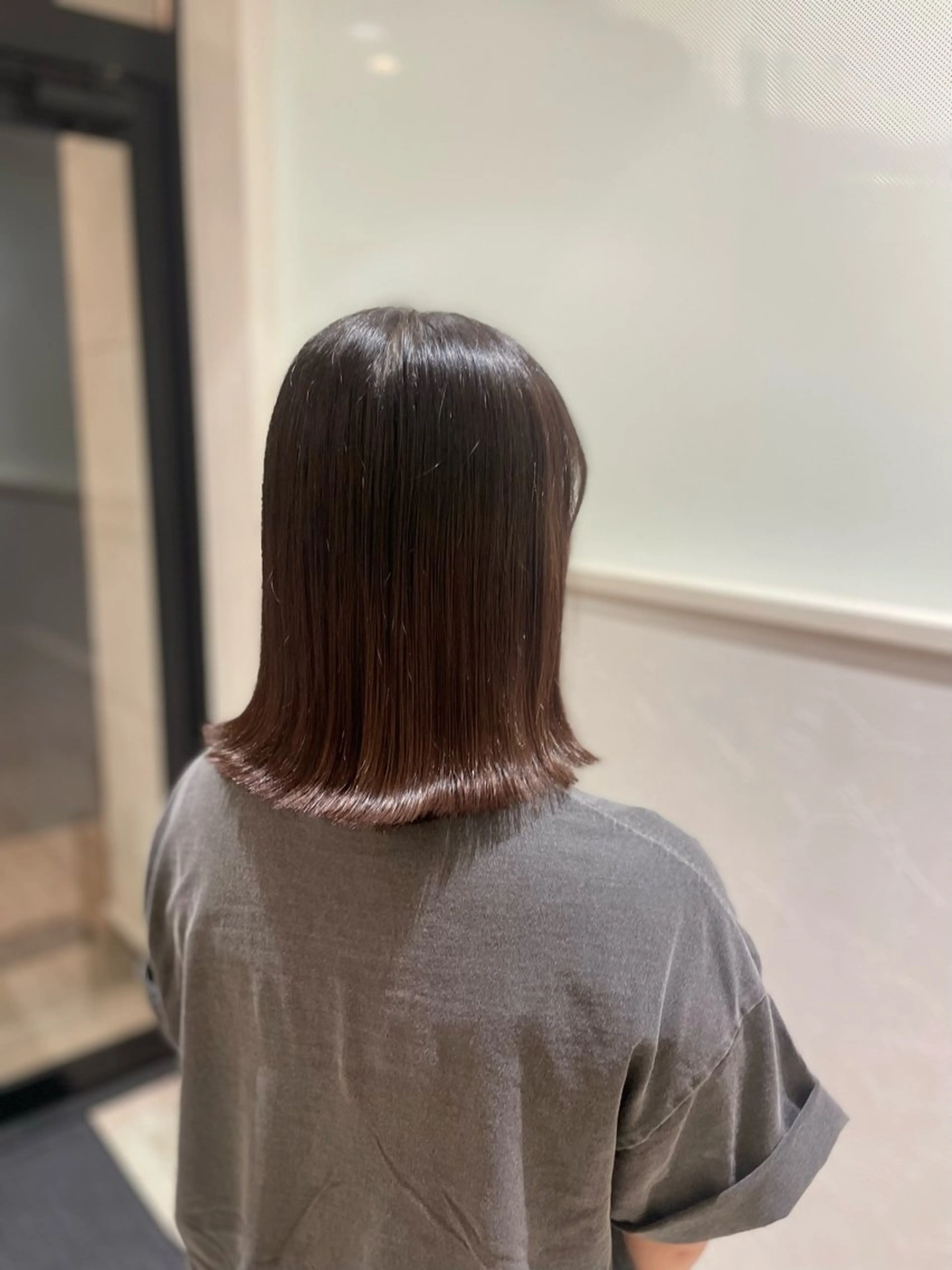 ミディアム ボブ/艶髪 soleilrukaのヘアスタイル