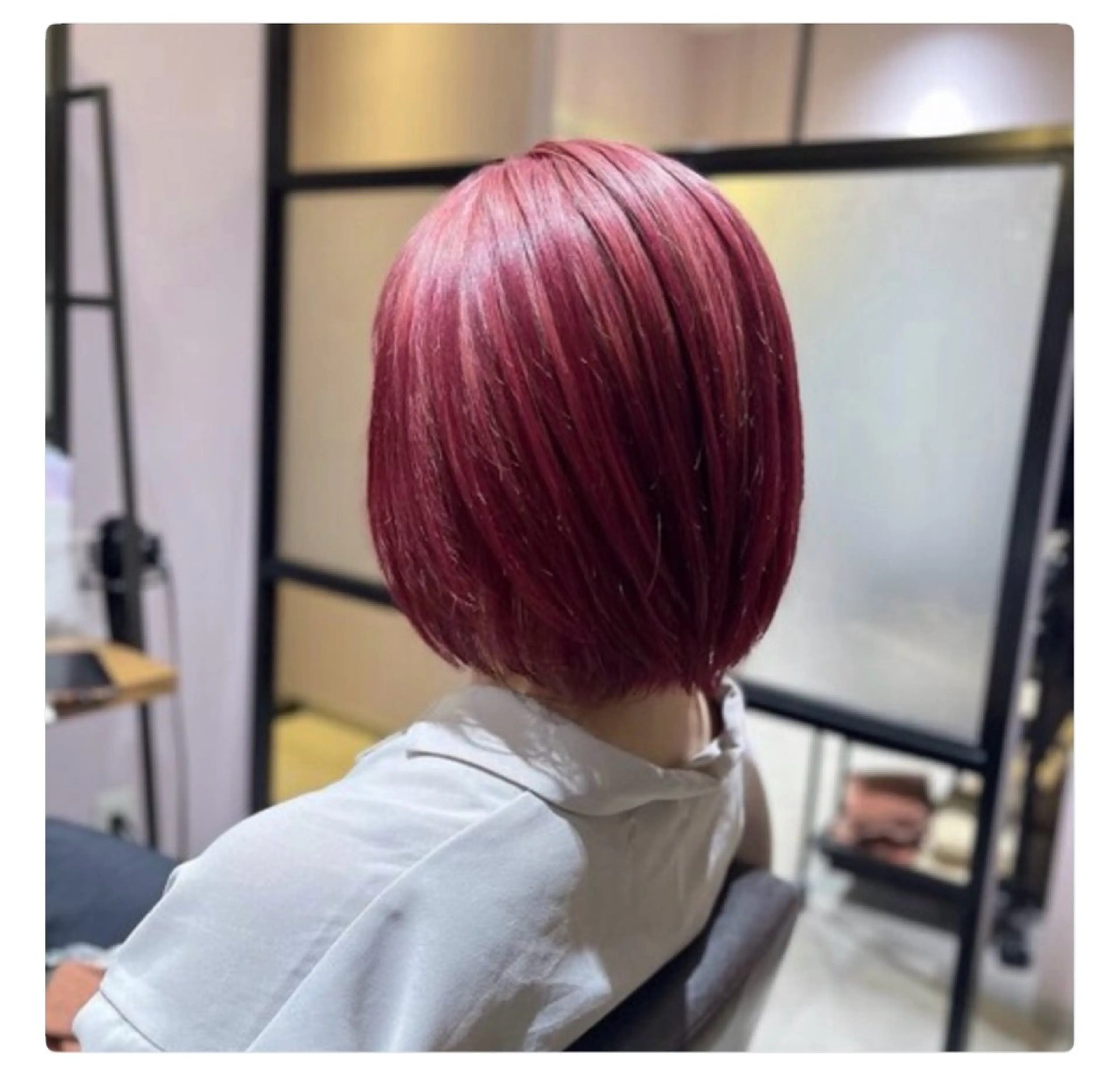 カラー ヘアカラー 梶 瑞希のヘアスタイル