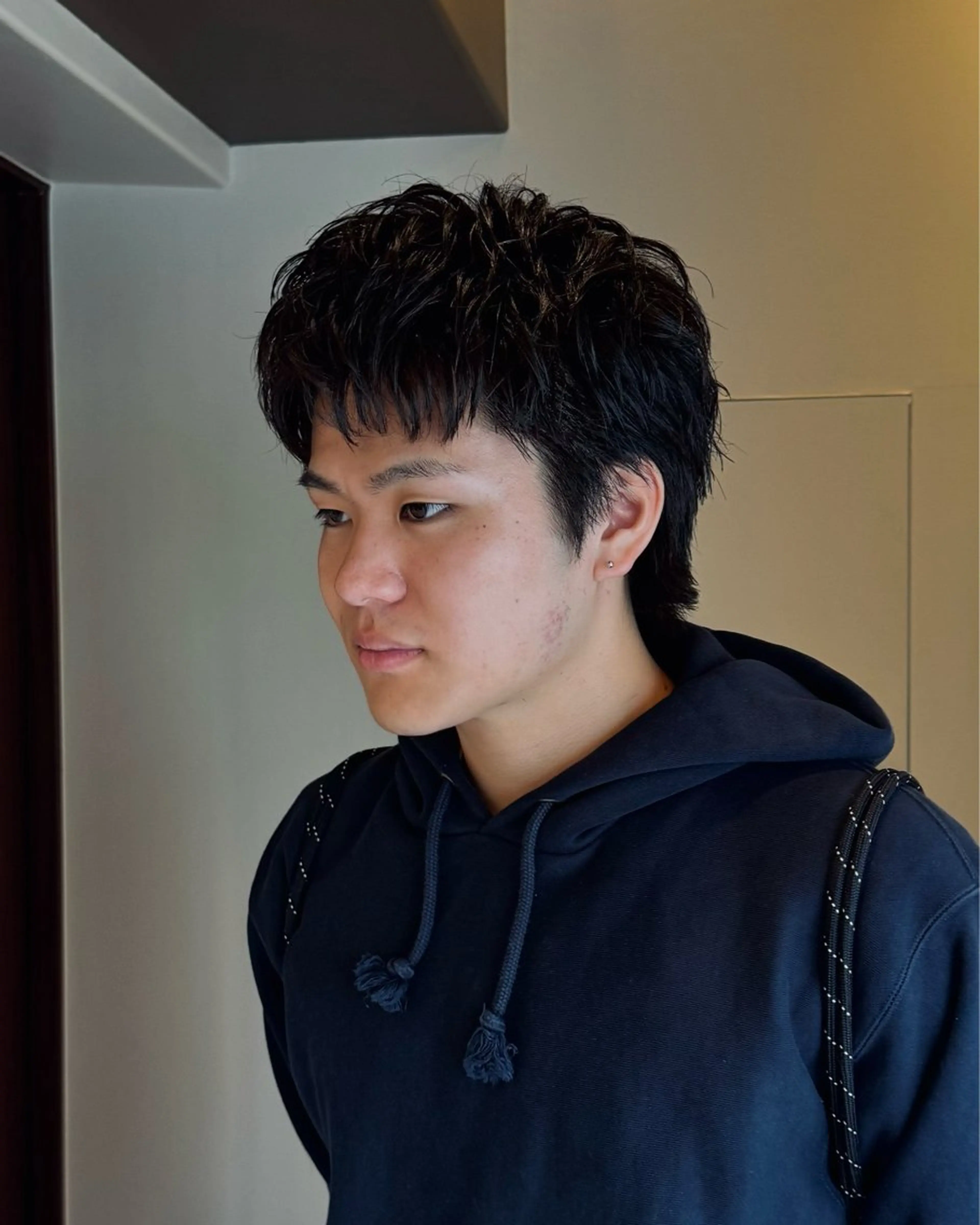 ショート パーマ メンズ メンズパーマ カット パーマ 丸山 航輝のヘアスタイル