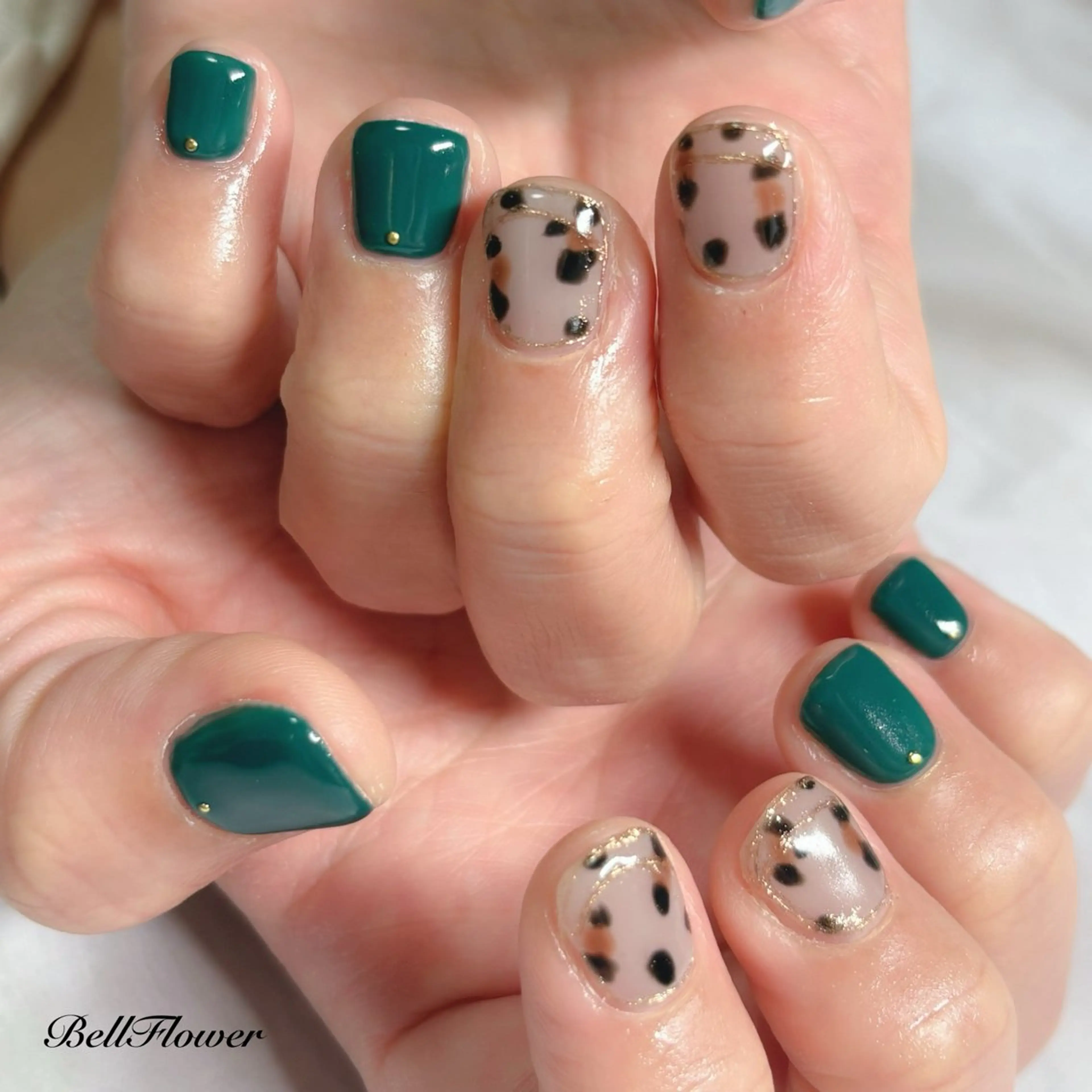 ネイル ハンドネイル Bell Flowerのネイルデザイン