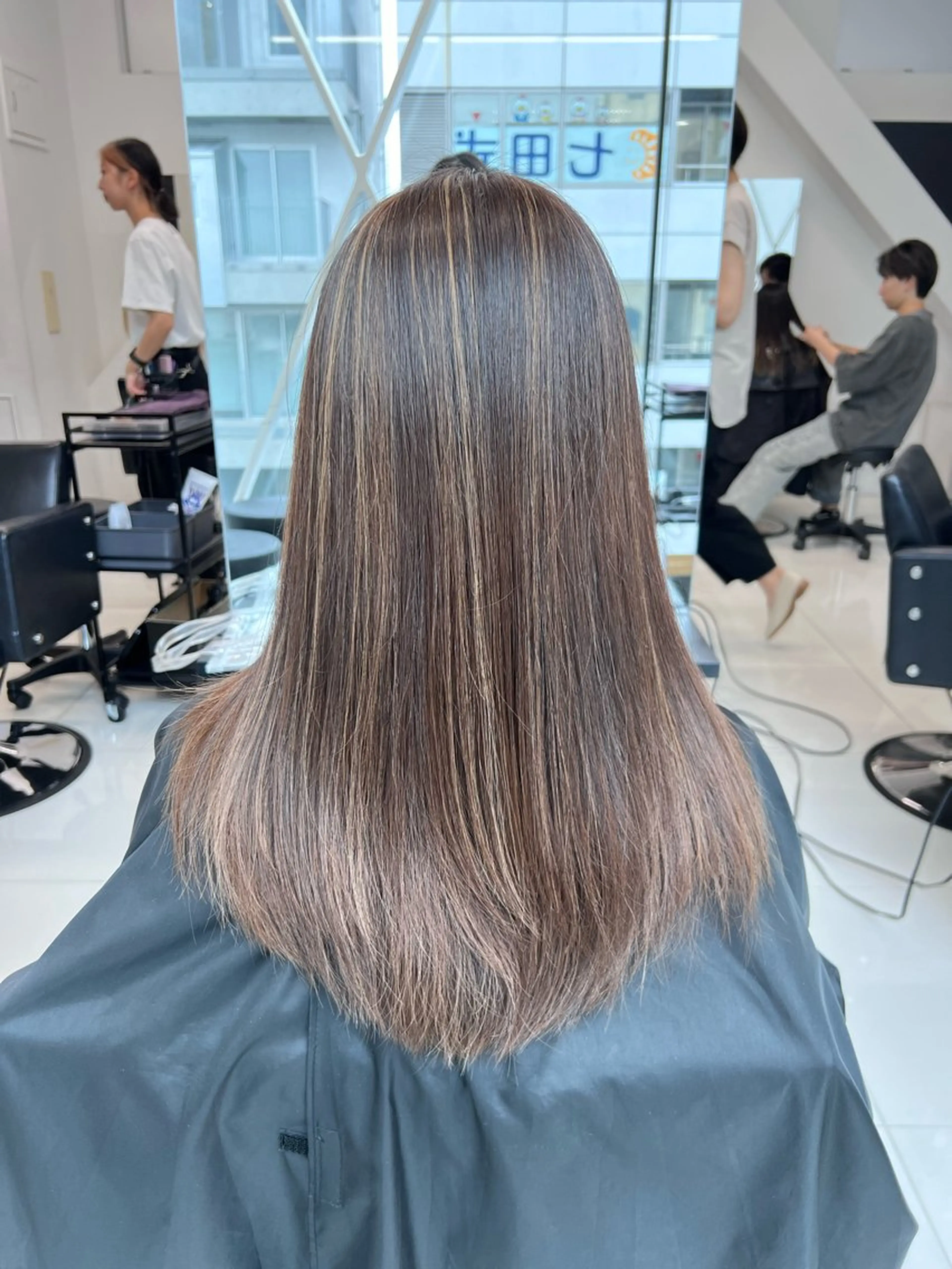 ロング ハイライト kayo/ブリーチ モデル募集中✨のヘアスタイル