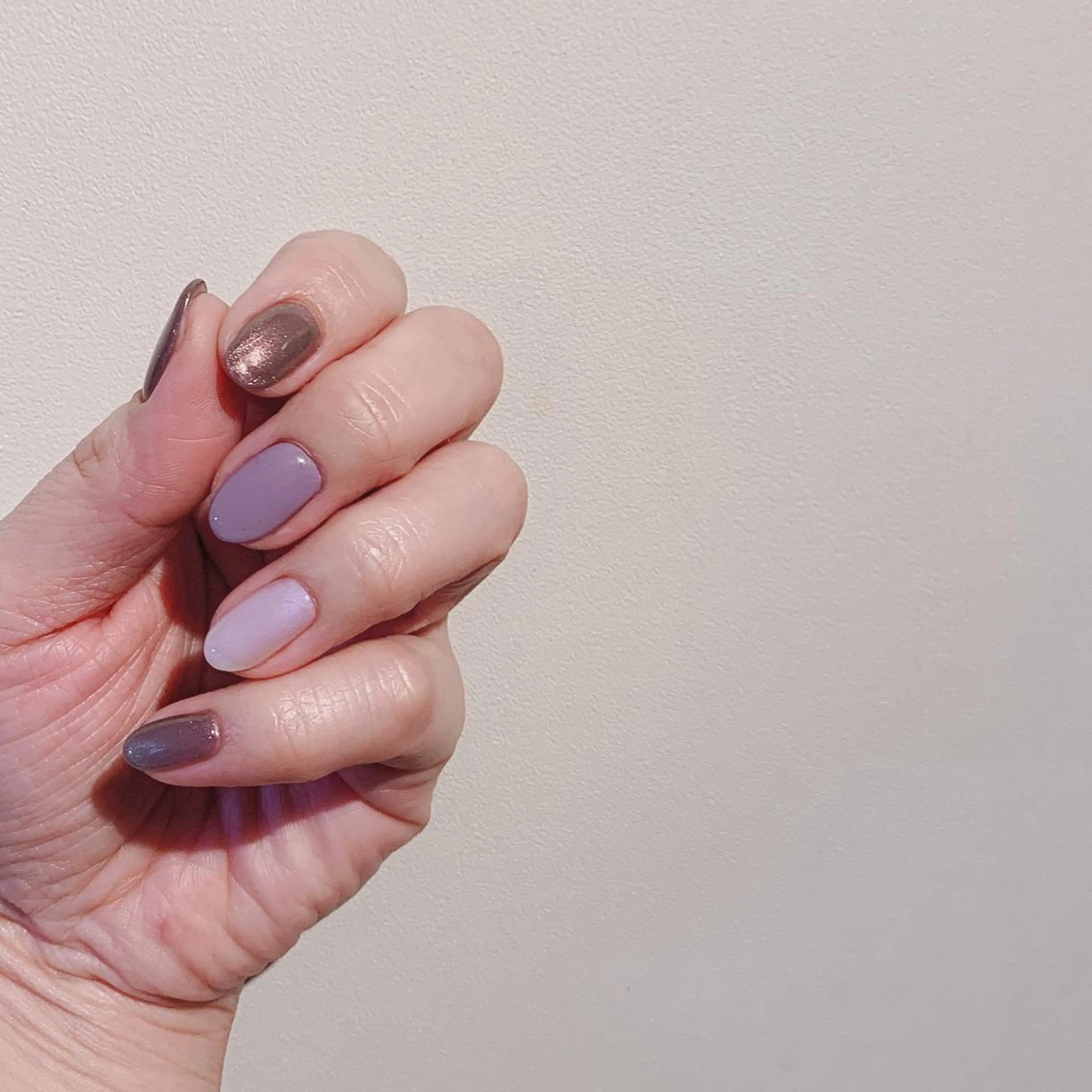 ネイル ジェルネイル ワンカラーネイル ハンドネイル Yuka 🄷🄾🄽🄳🄰のネイルデザイン