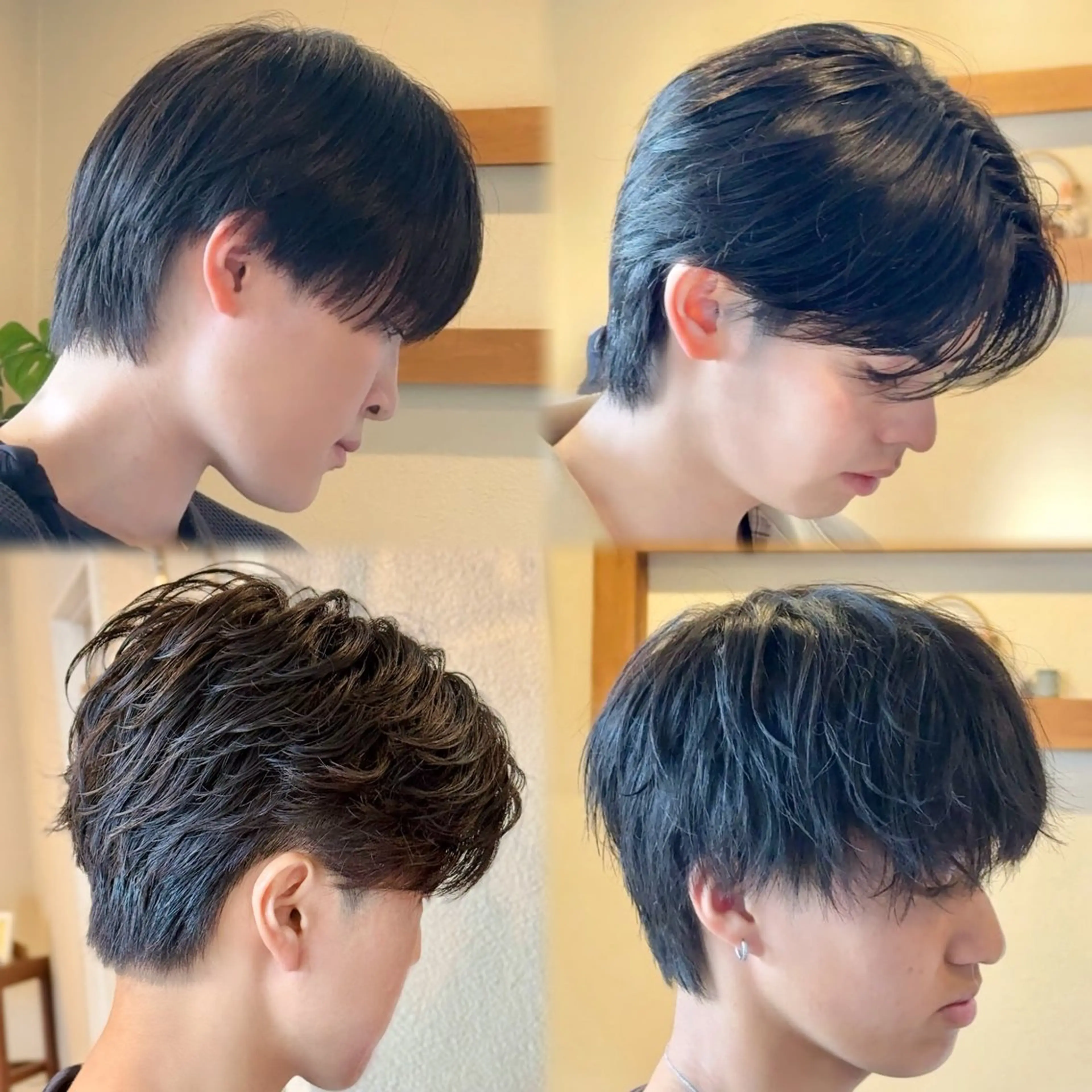 【🇰🇷大人気トレンドメンズカット✨】　センターパート / マッシュ /ウルフ🐺※ｶｯﾄ➕ｼｬﾝﾌﾟｰ➕ﾍｱｾｯﾄの写真