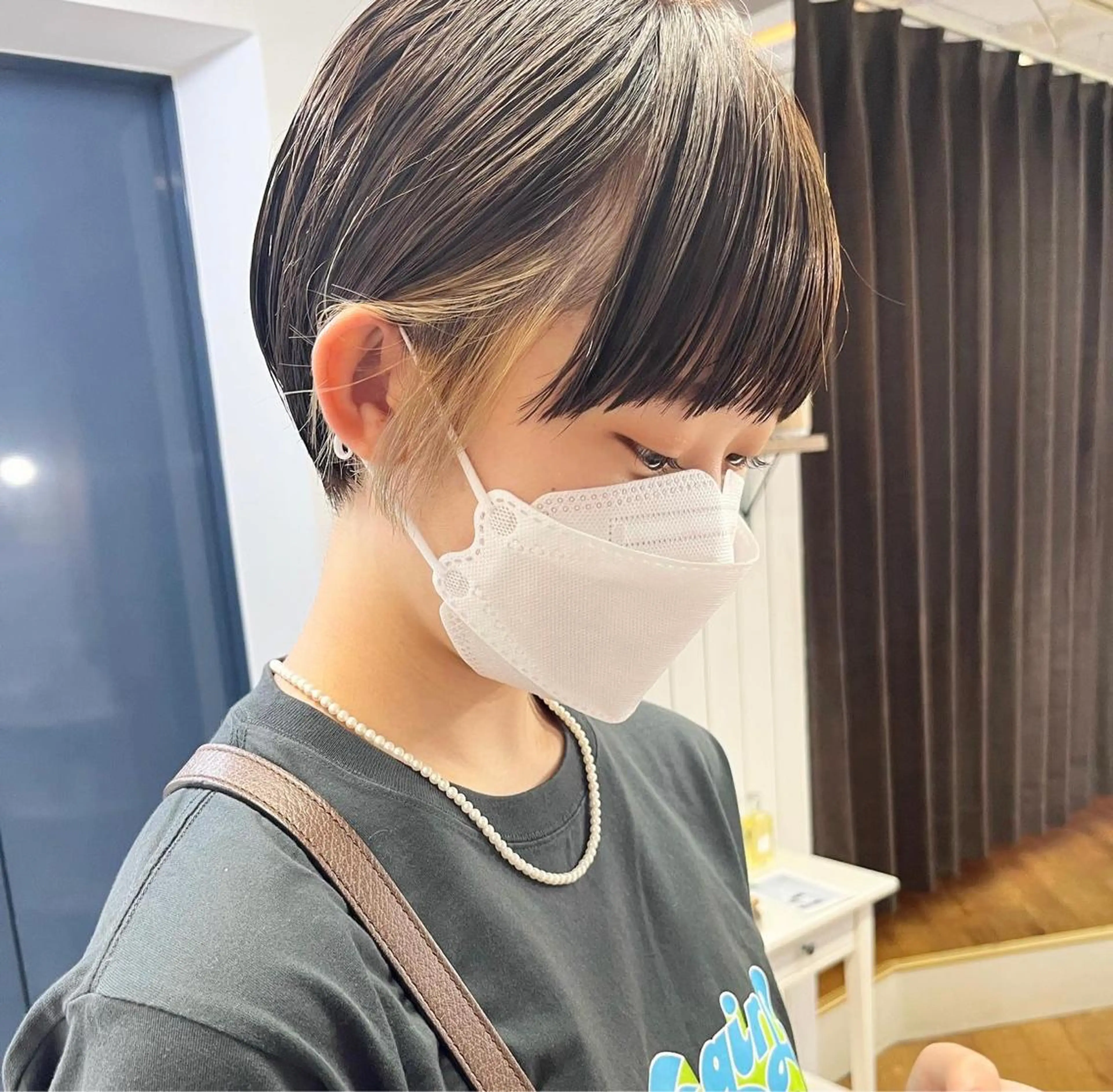 ショート カラー カット ヘアカラー トリートメント Hareru 豊田 修廣のヘアスタイル