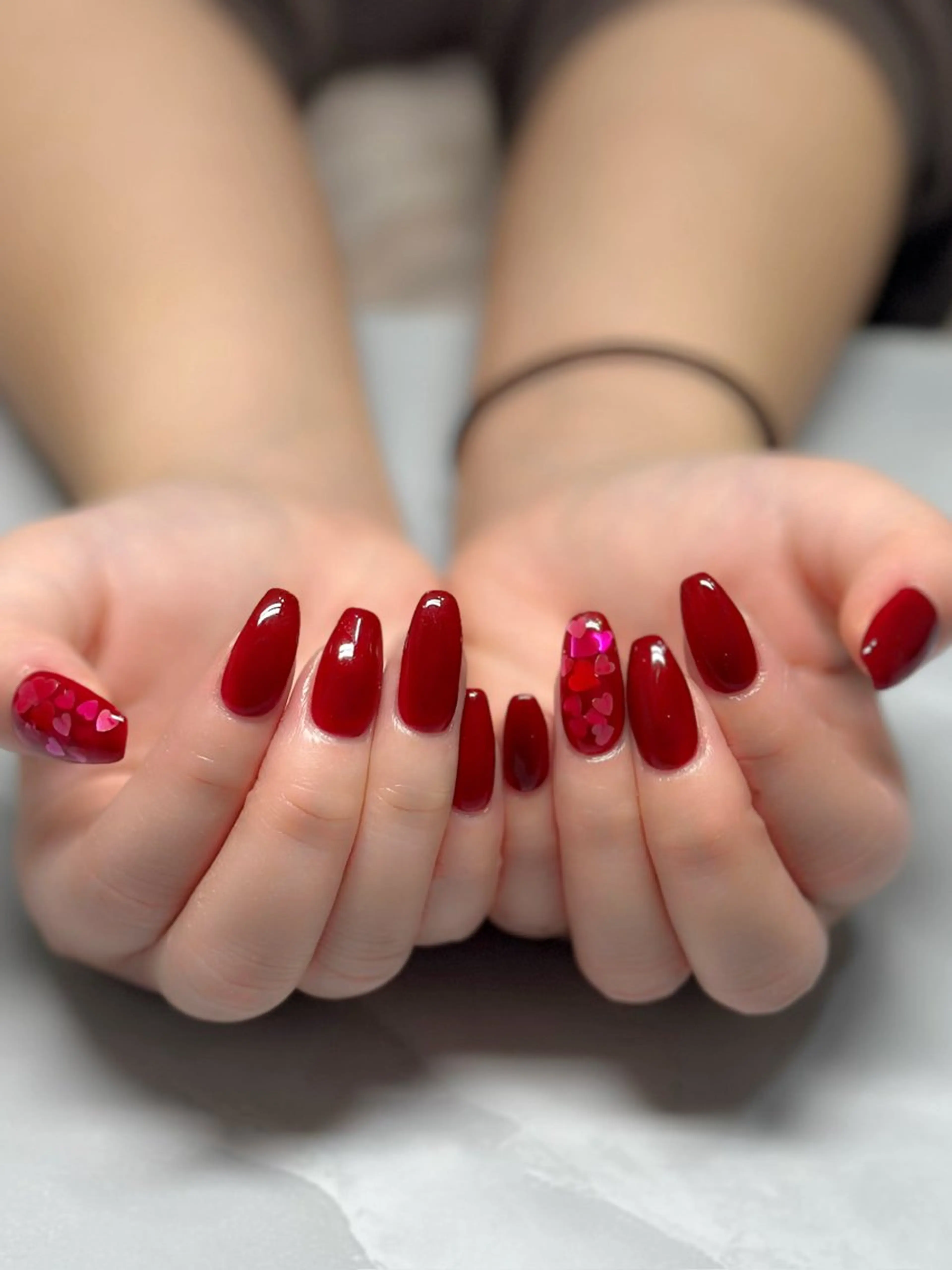 【ハンド】持ち込みデザイン(アート2本)(ジェルオフ＆ドライケア込)の写真