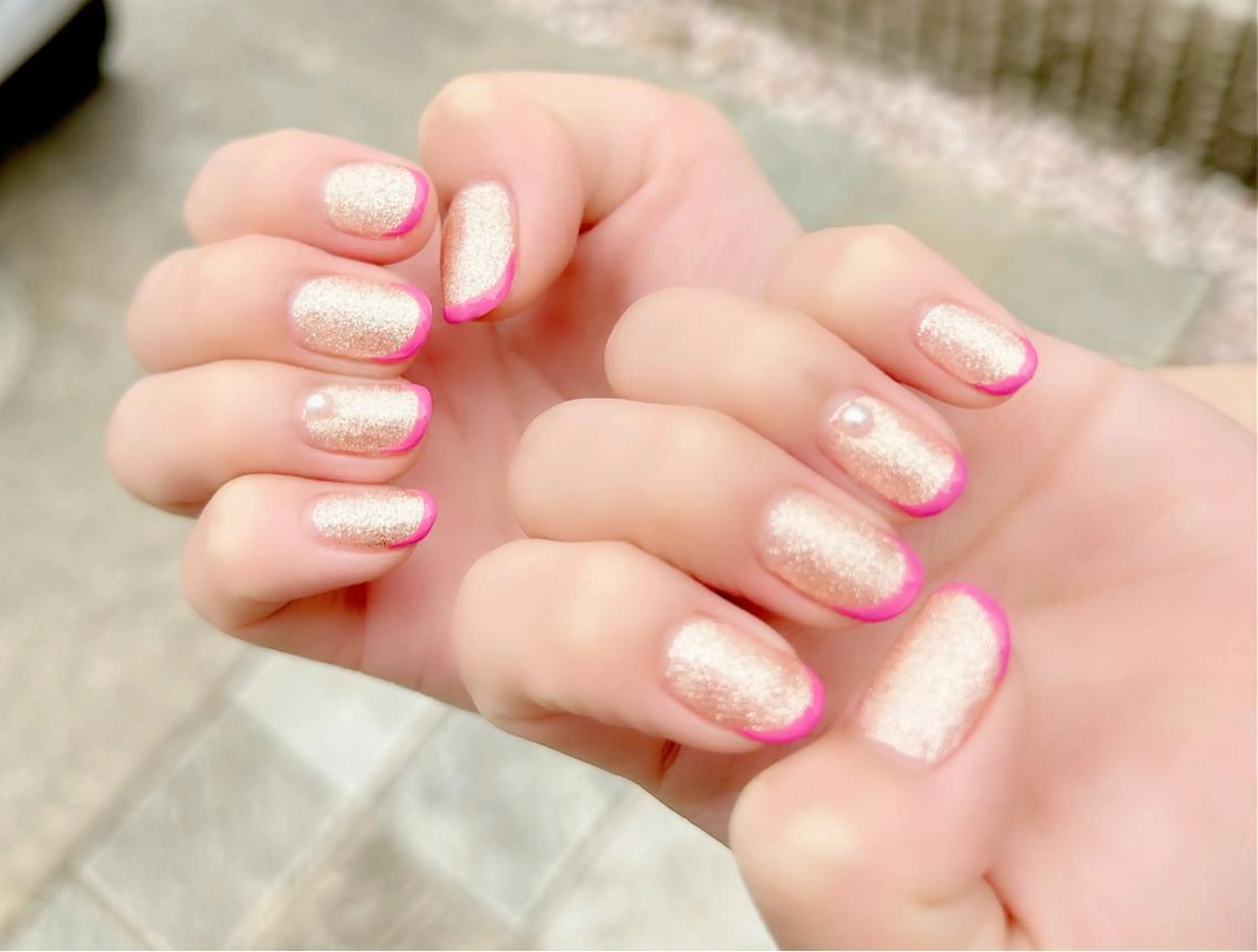 ネイル アートネイル オーロラネイル チークネイル フレンチネイル ジェルネイル Nail Salon Ｄream Mamのネイルデザイン