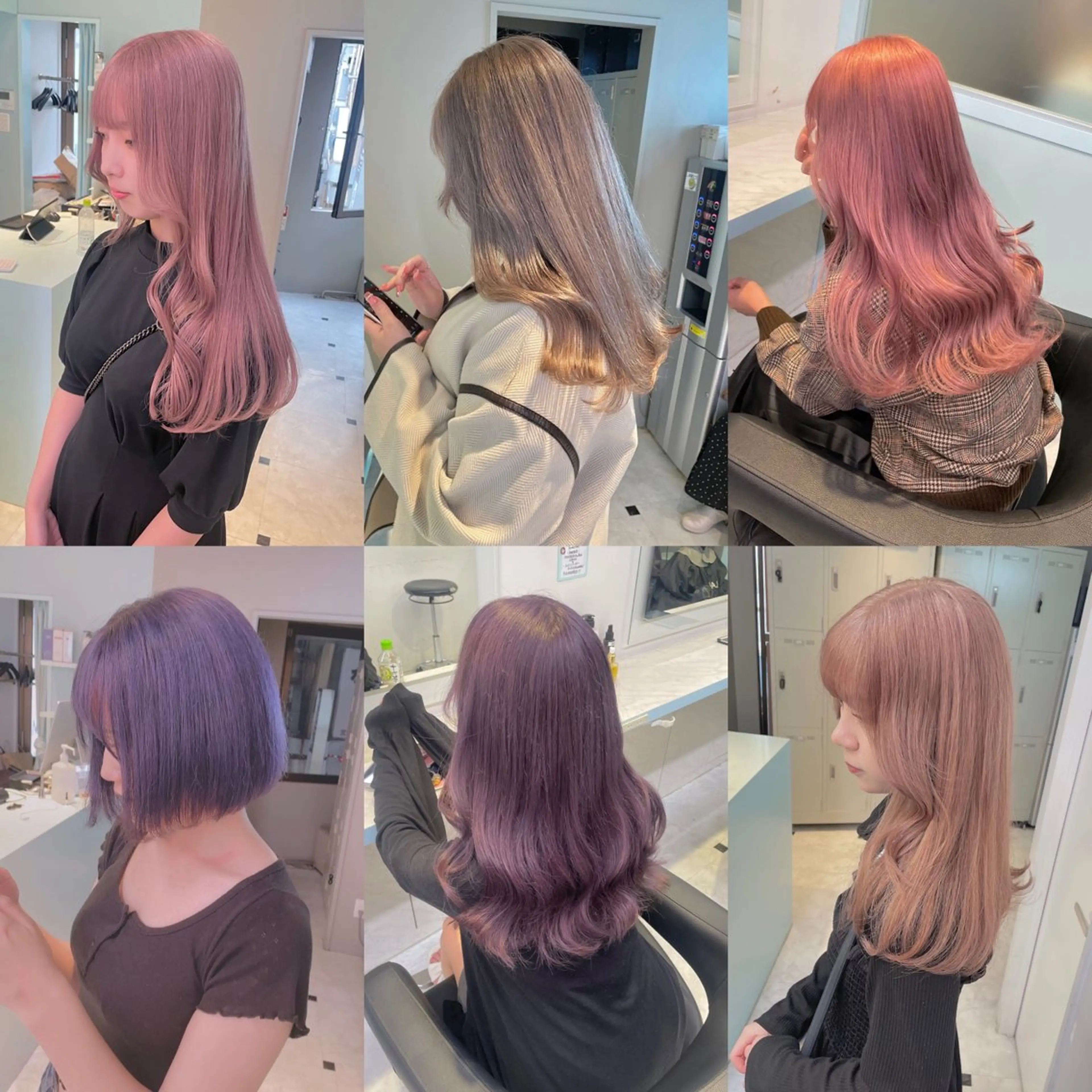 ミディアム カット ヘアカラー トリートメント 顔周りレイヤー/新宿 /モテ艶カラー/航介のヘアスタイル