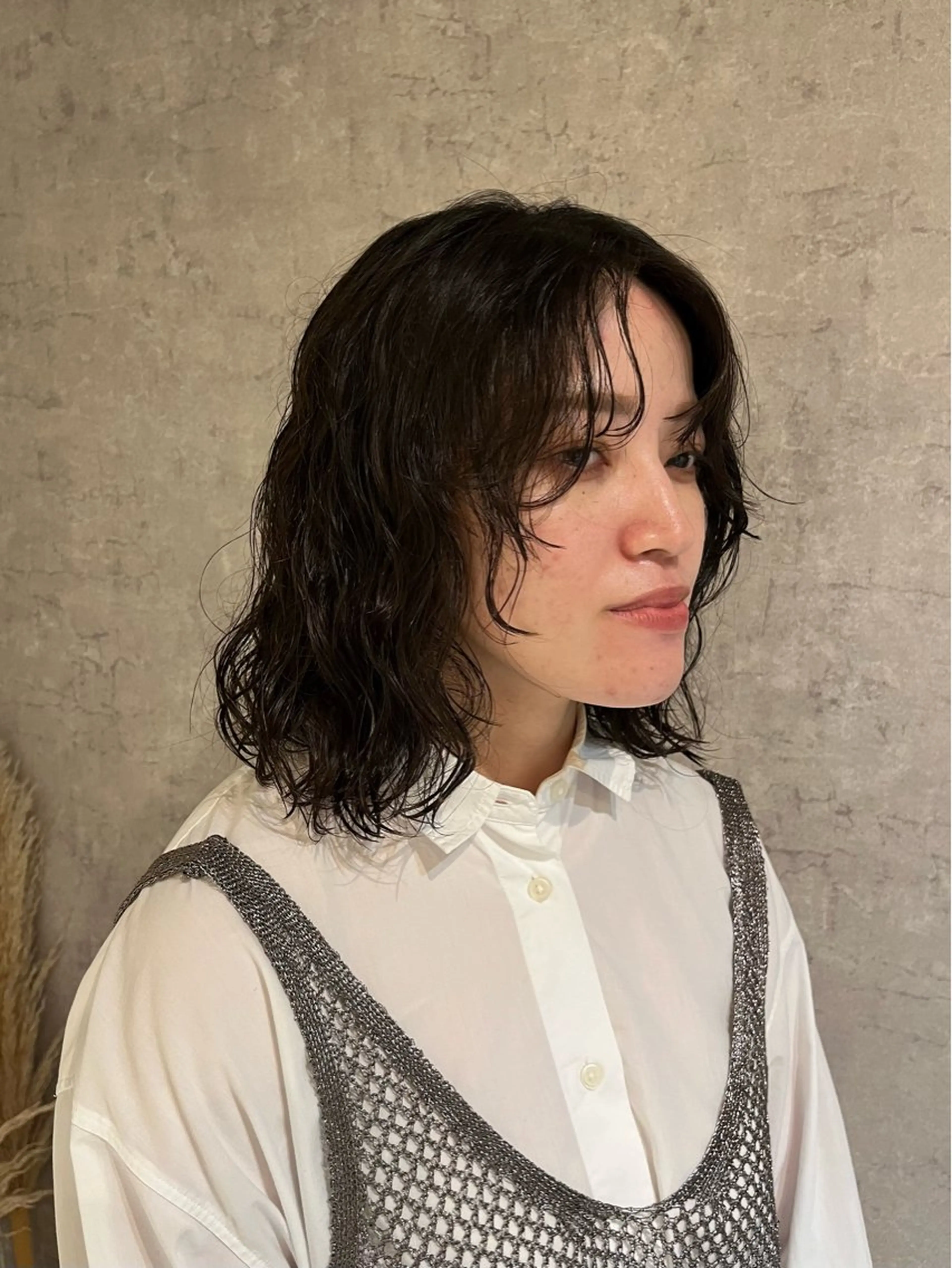 ミディアム パーマ ミディアムパーマ ボブ FIX hair所属・FIX店長/名駅/ 国際センター/パーマのヘアスタイル