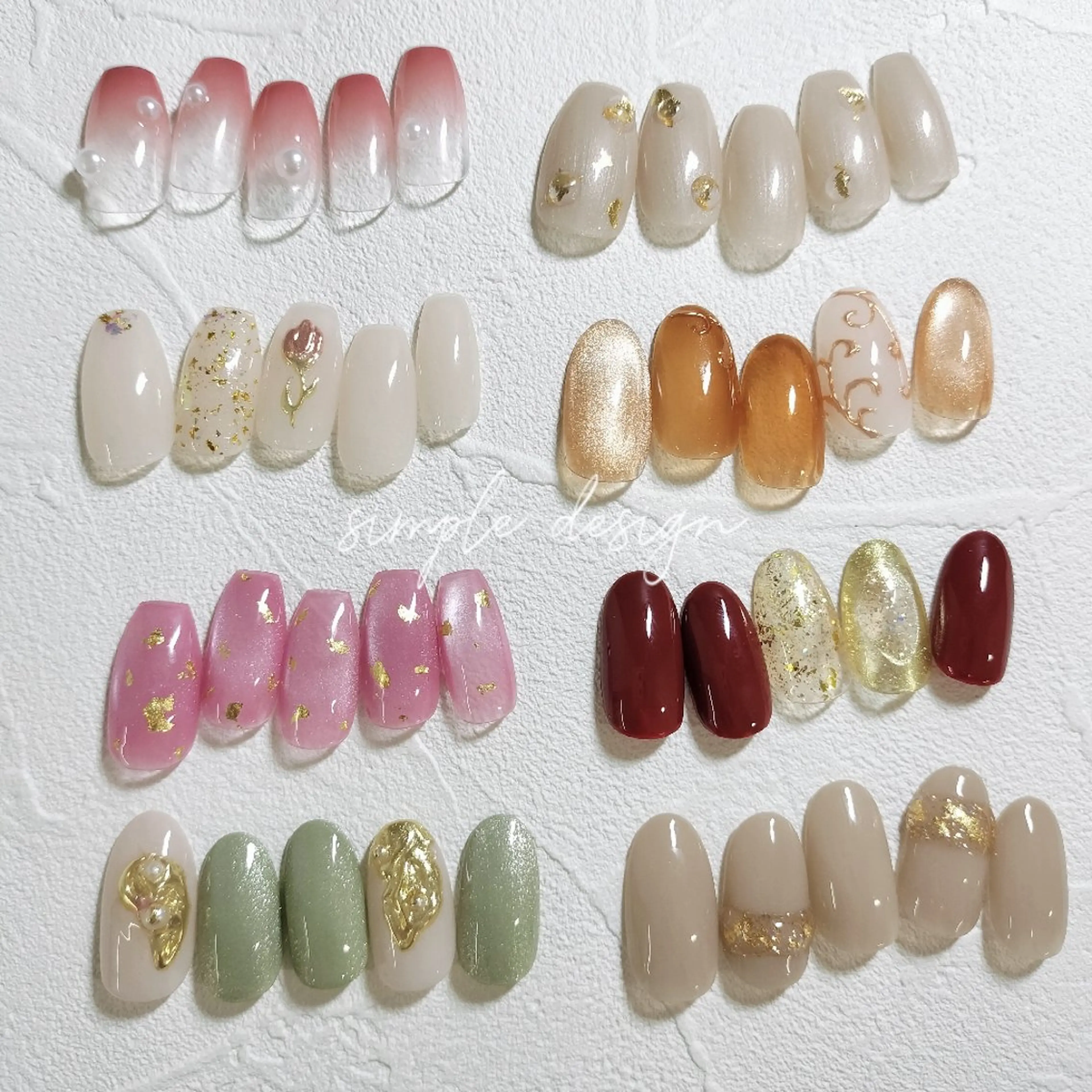 ネイル シンプルネイル ハンドネイル She by M. Ryoukaのネイルデザイン