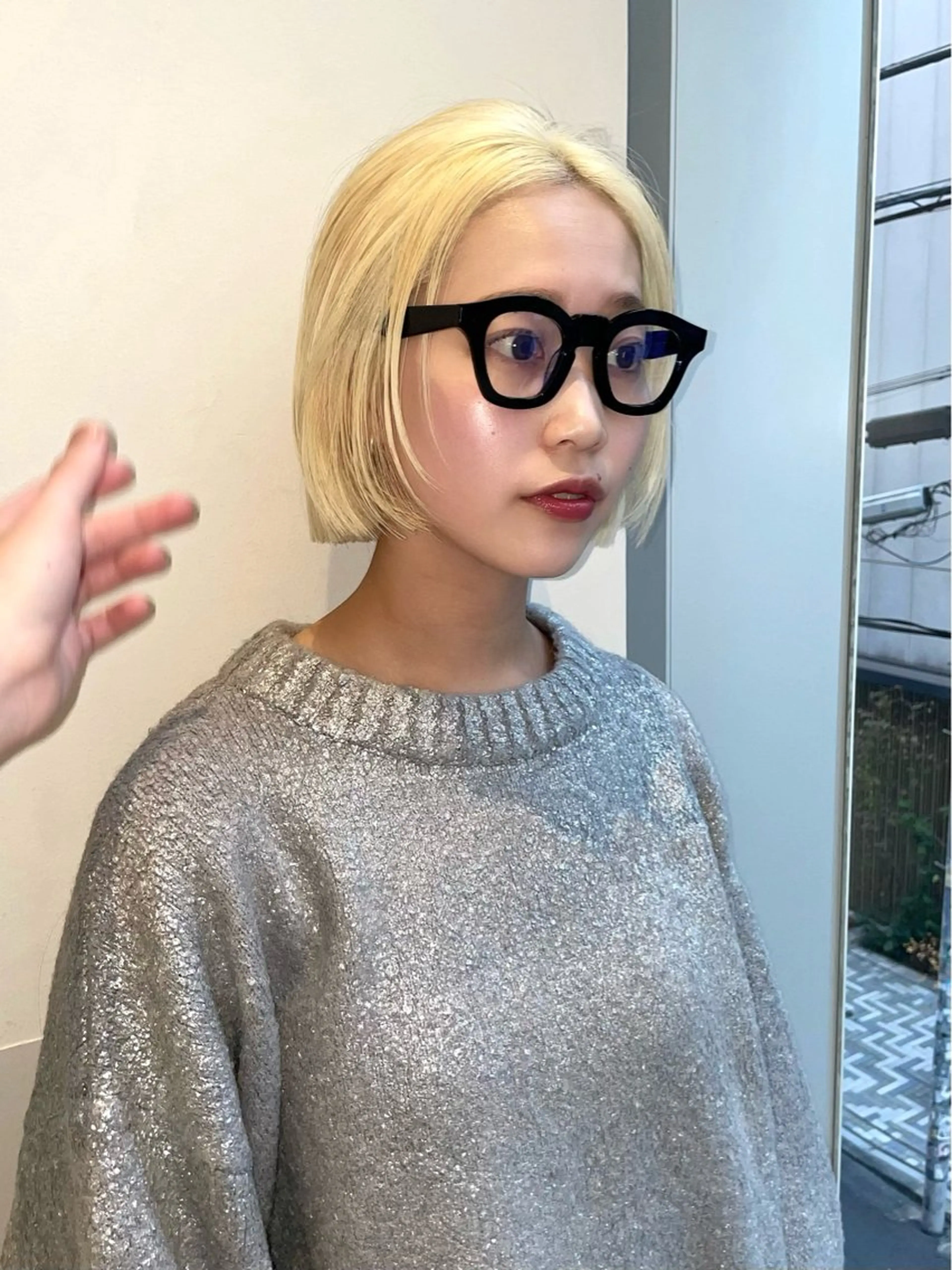 ショート カラー カット ヘアカラー トリートメント ブリーチ🪡 ボブ🐬レイヤーのヘアスタイル