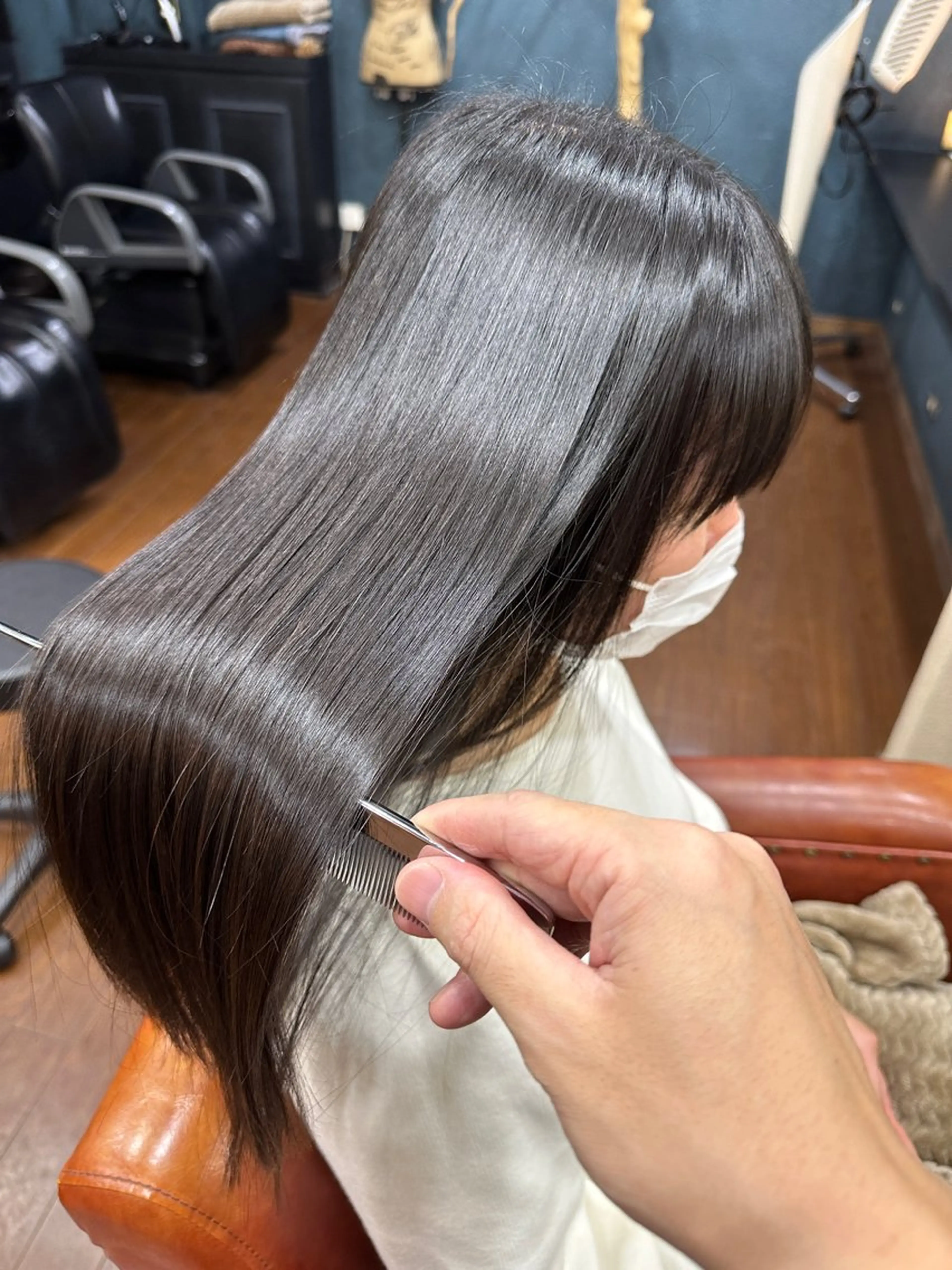 セミロング 由谷 祥伍のヘアスタイル