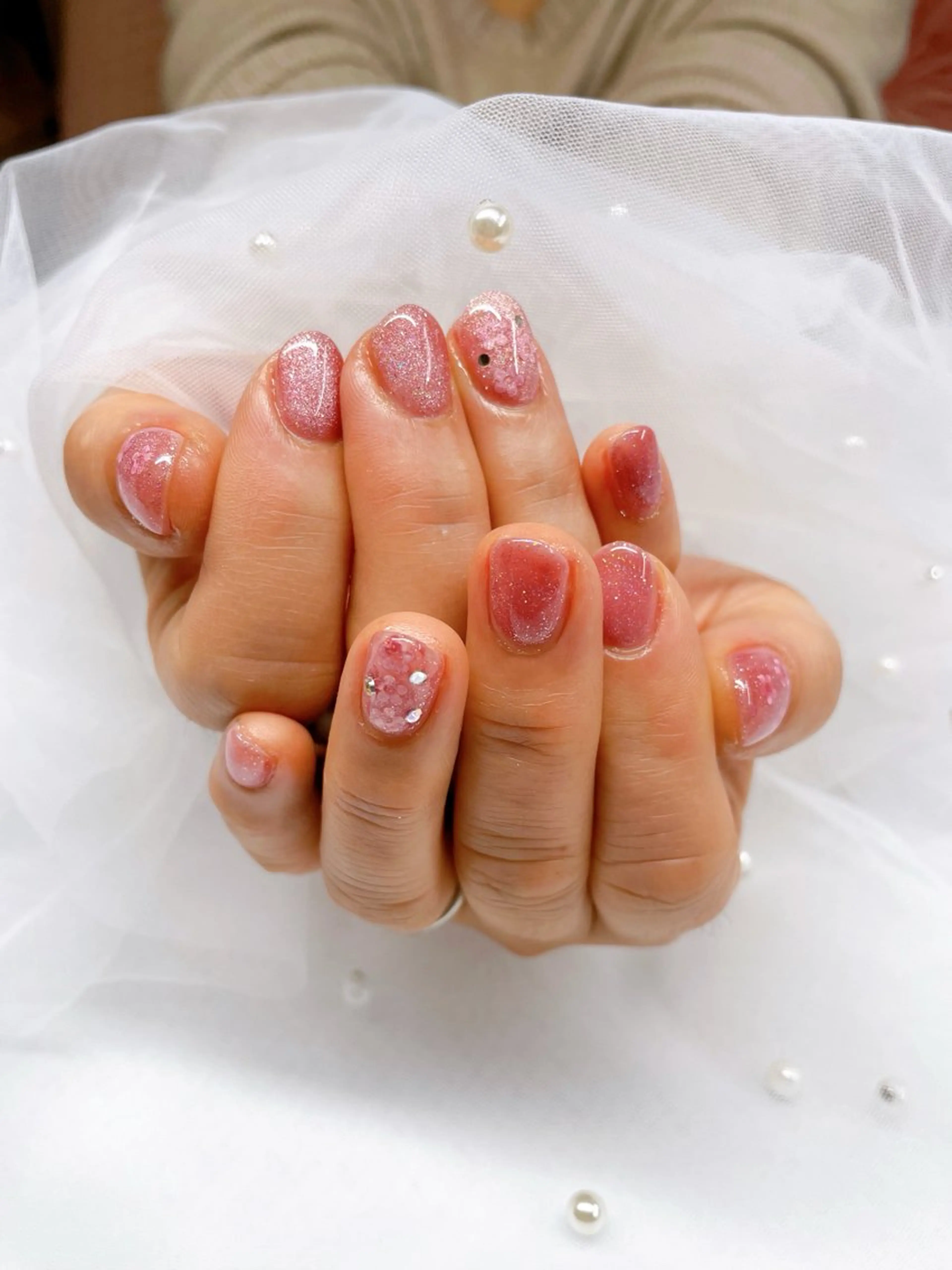 ネイル マグネットネイル シンプルネイル ネイルサロン　キュアリーネ所属・ネイルサロン キュアリーネのネイルデザイン