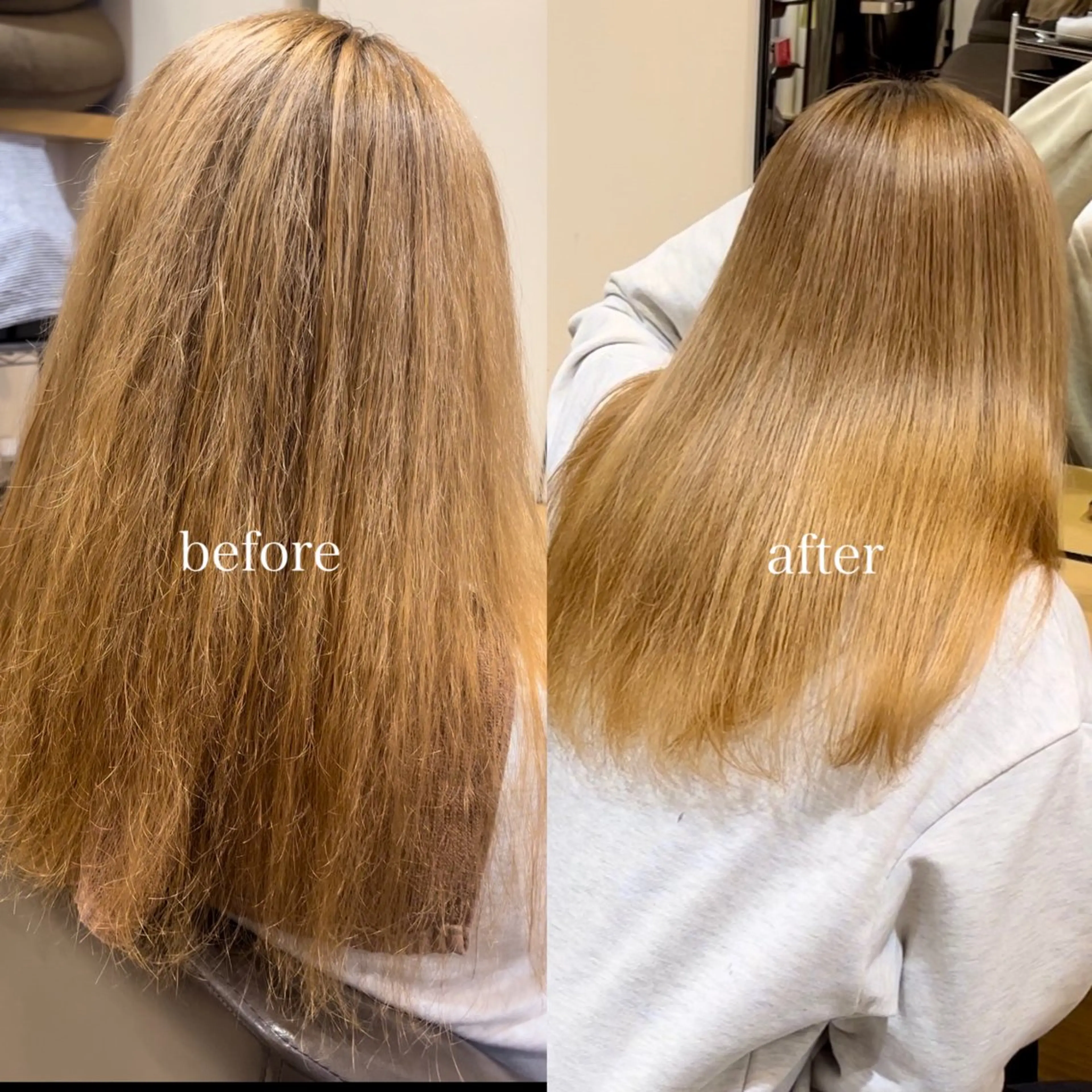 ❣️1日1名限定❣️【うる艶髪質改善ストレート】+【2TEPトリートメント】/縮毛矯正/美髪/髪質改善の写真