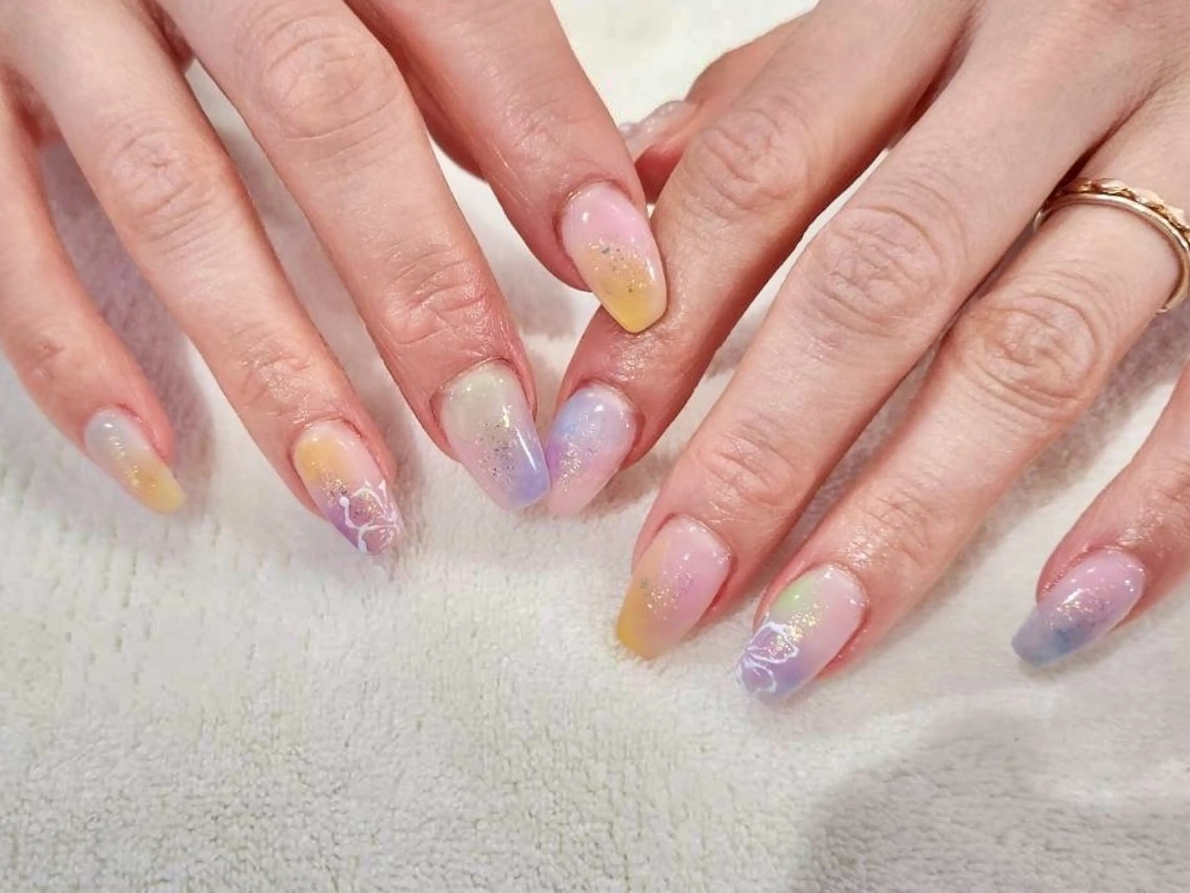 ネイル ニュアンスネイル パステルネイル mys .nailのネイルデザイン