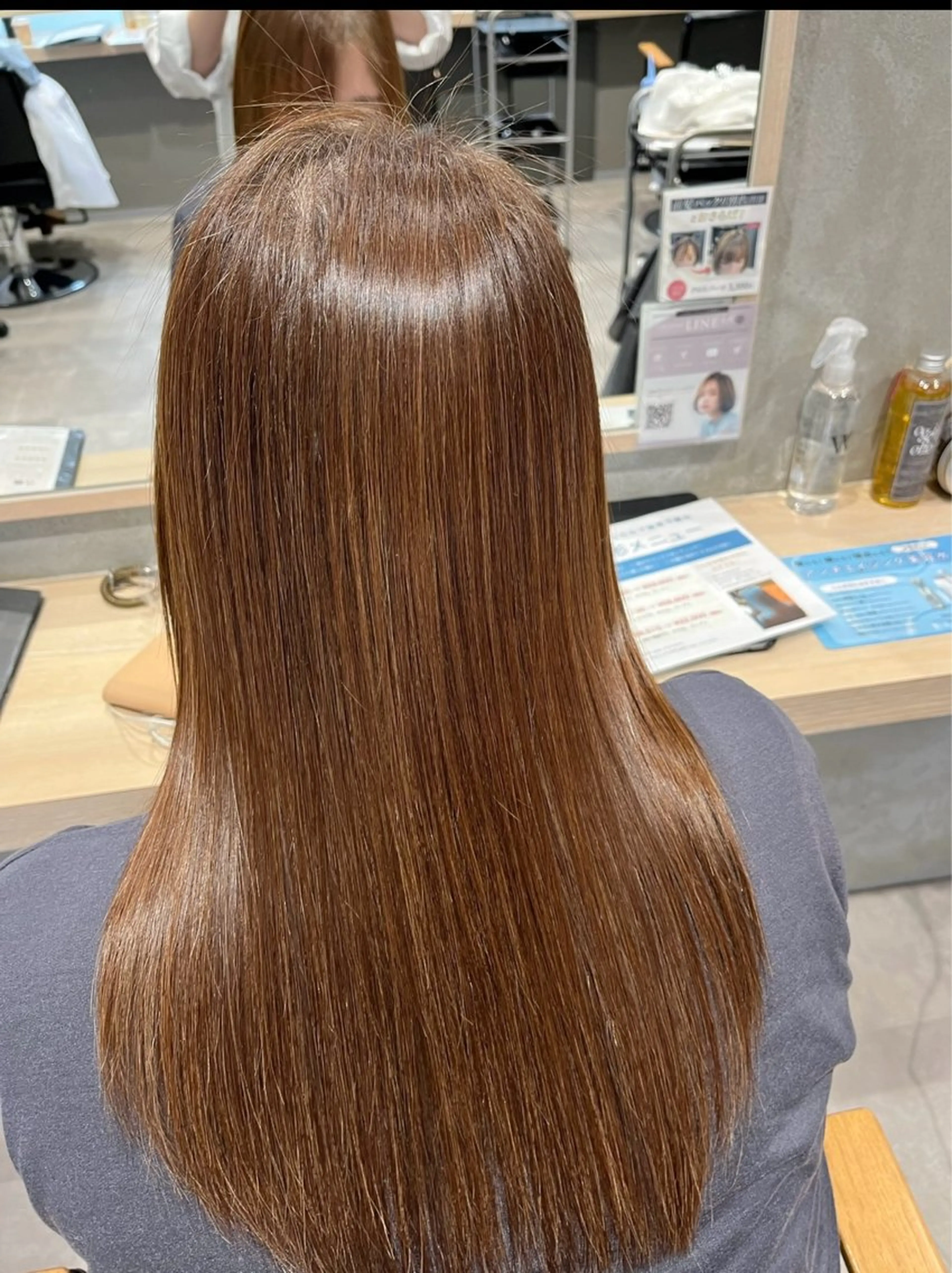 ロング 水原 恵莉香のヘアスタイル