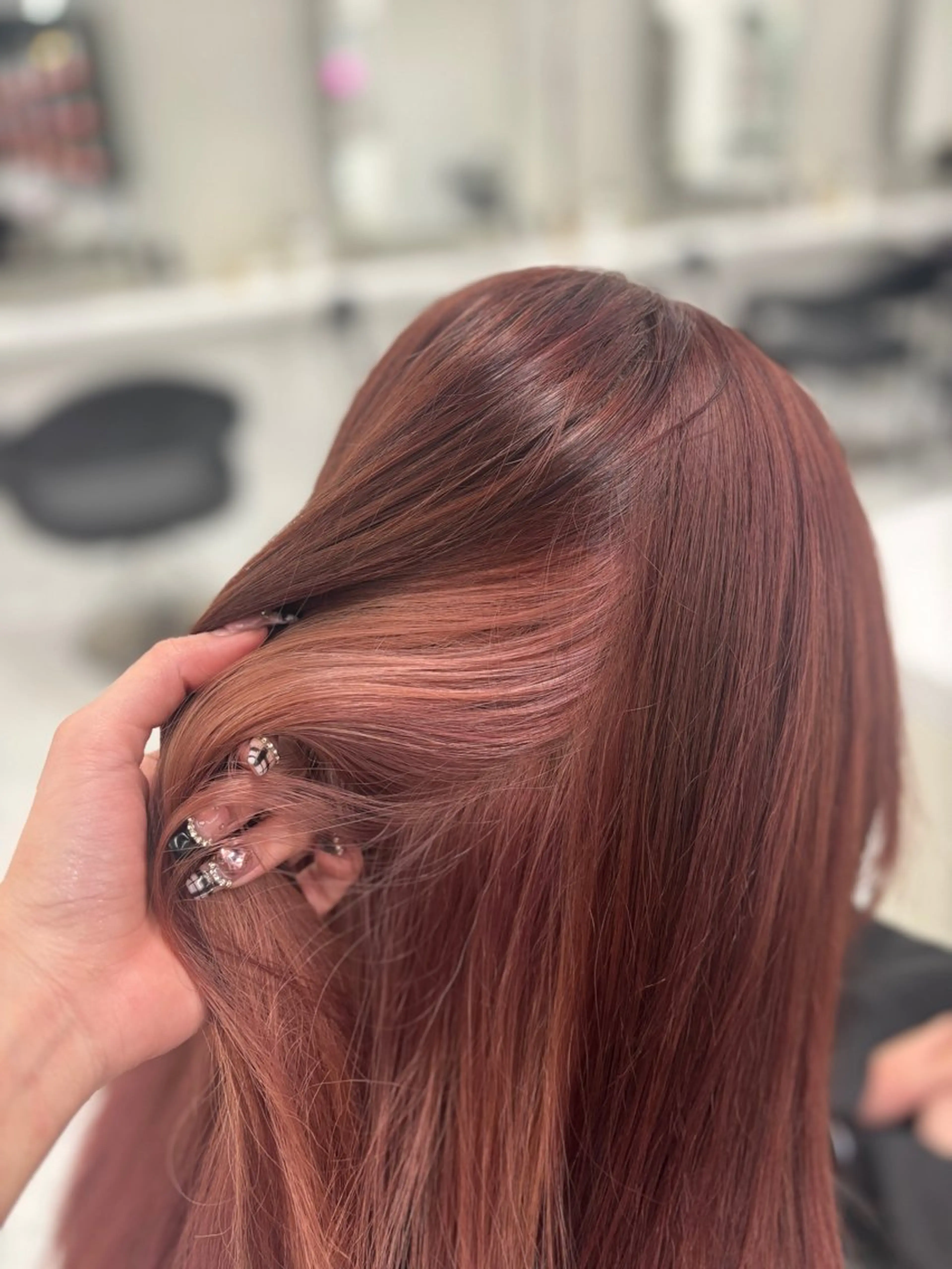 カラー ヘアカラー トリートメント 🎀ツヤ髪✖︎ 暖色🎀RYUKAのヘアスタイル