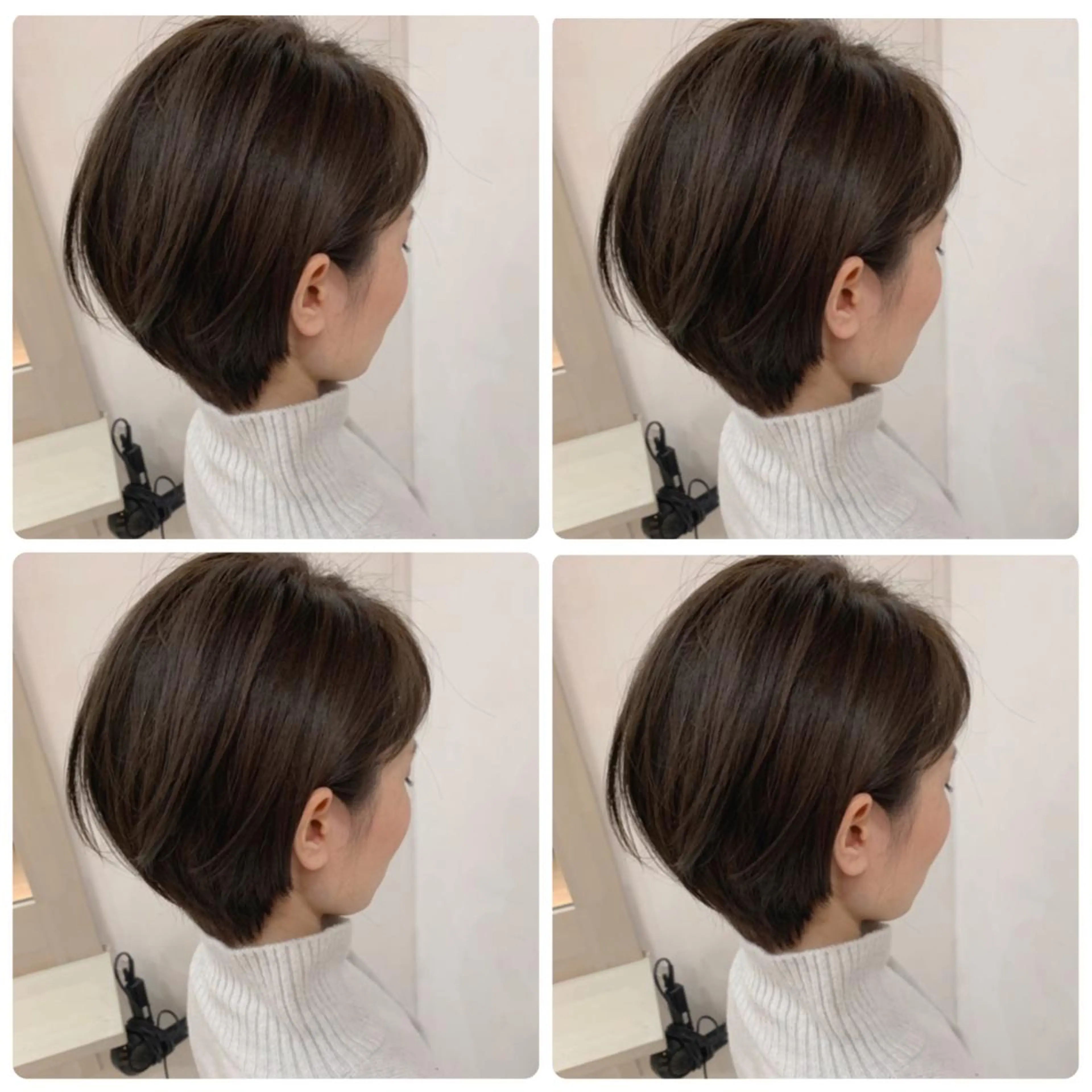 ショート カット トリートメント 京都大人女性ショート 徒歩1分/秋山のヘアスタイル