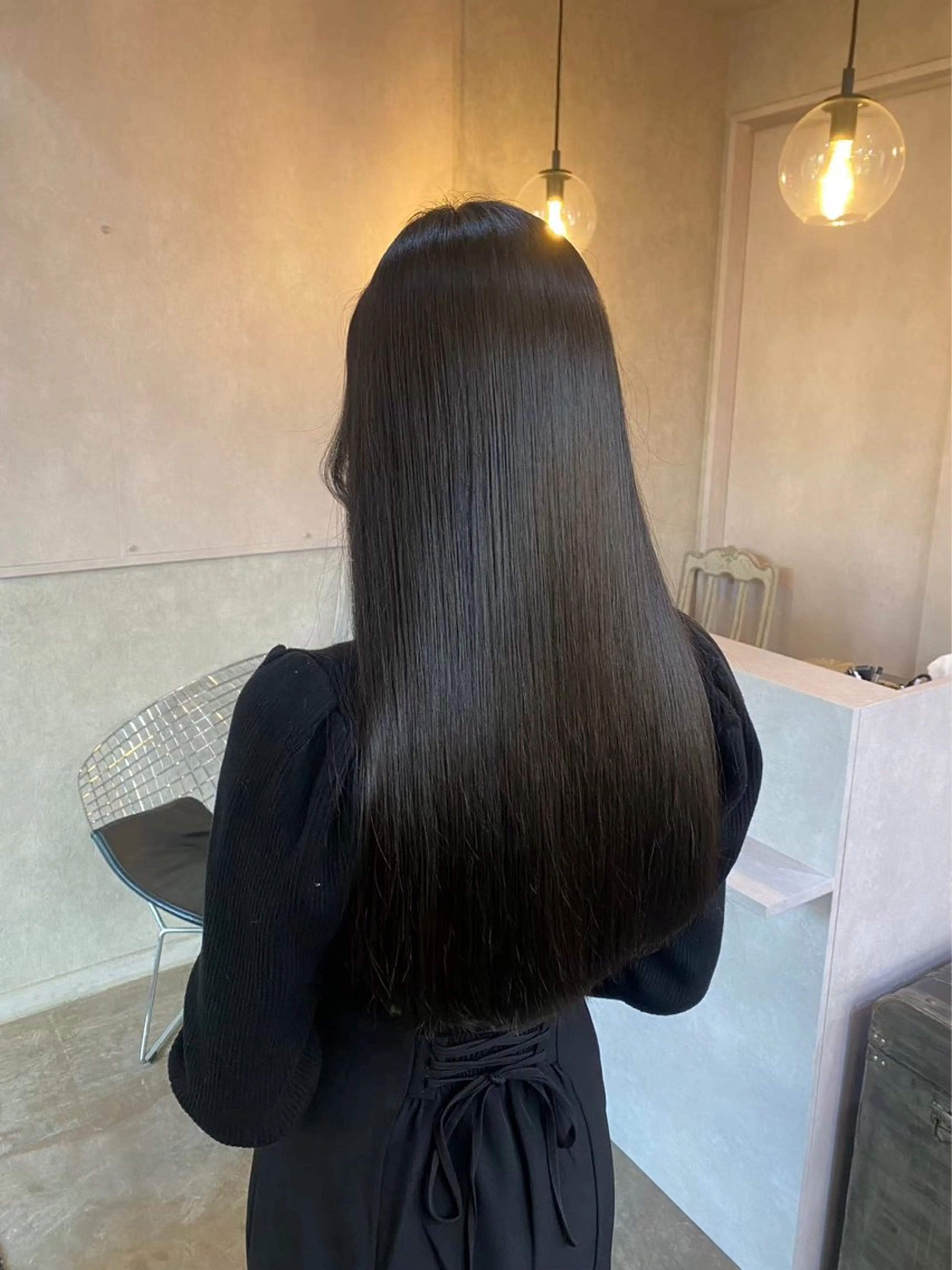 ロング 髪質改善 トリートメント みほ/髪質改善/ モード/ニュアンスのヘアスタイル