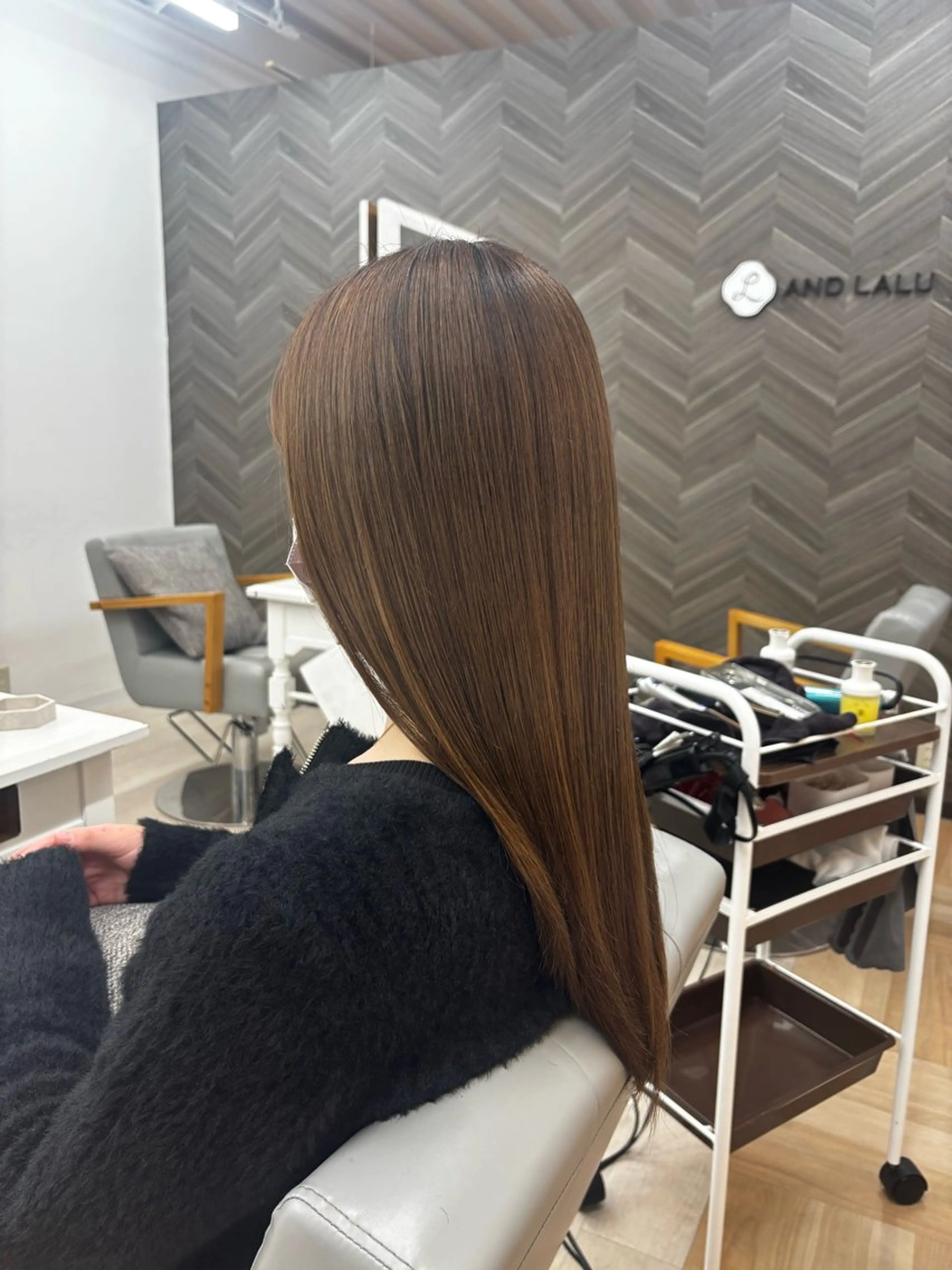 ロング カラー ヘアカラー ワタセ ヒメカのヘアスタイル