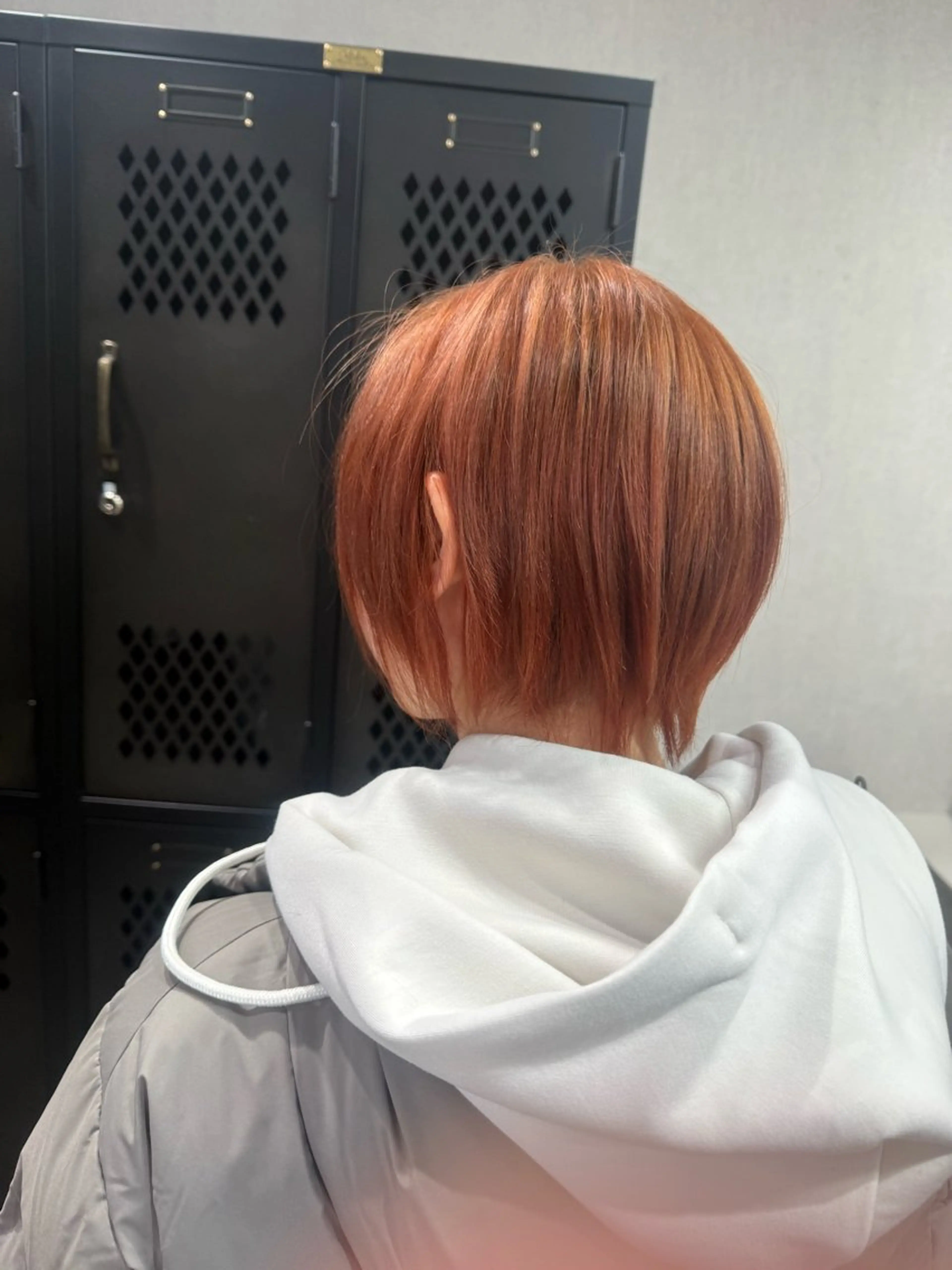 カラー ベージュカラー オレンジ オレンジベージュ ヘアカラー ルシ🎨/ハイトーン デザイン/髪質改善のヘアスタイル