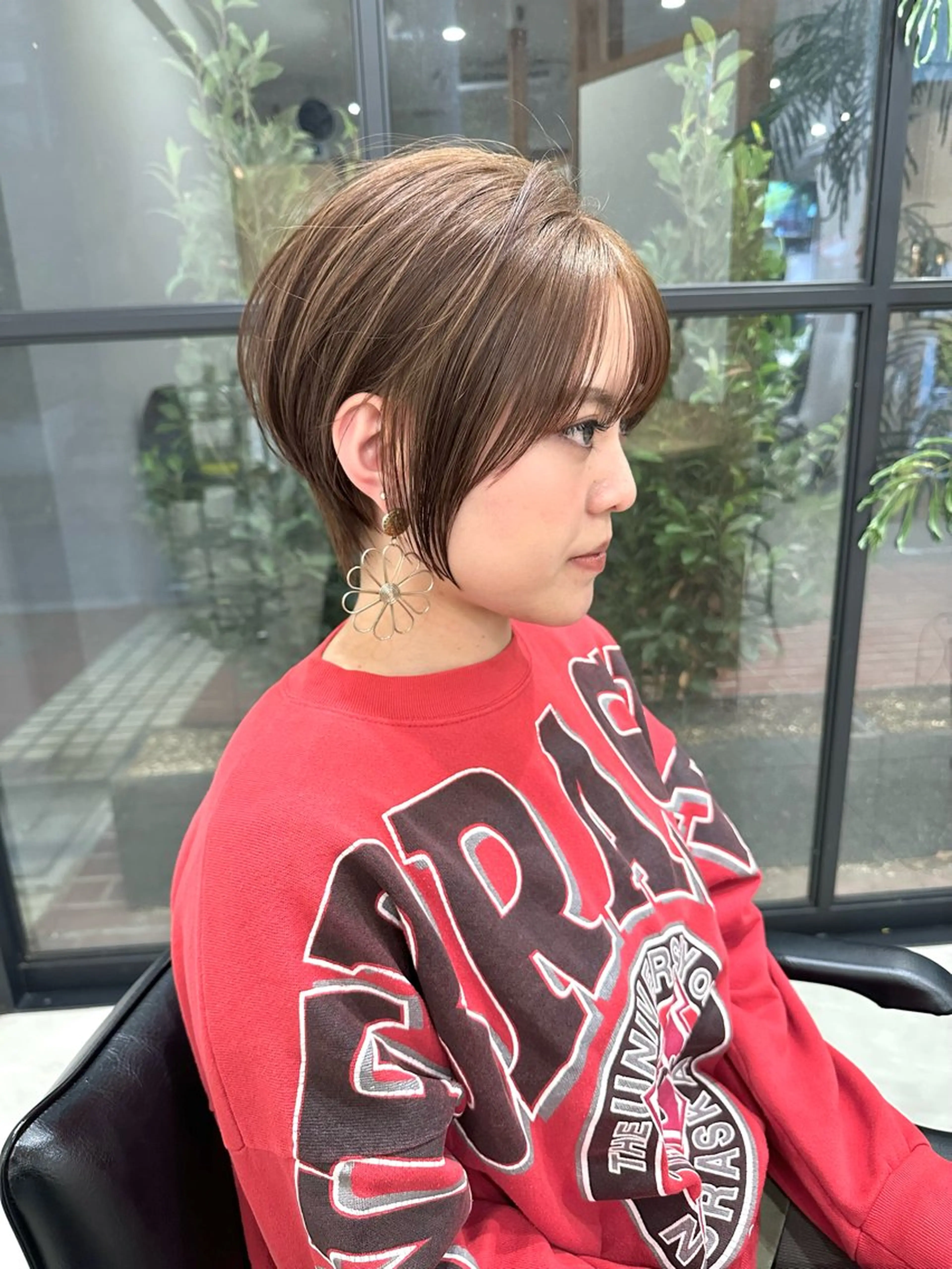 ショート カラー 長谷川 大貴のヘアスタイル