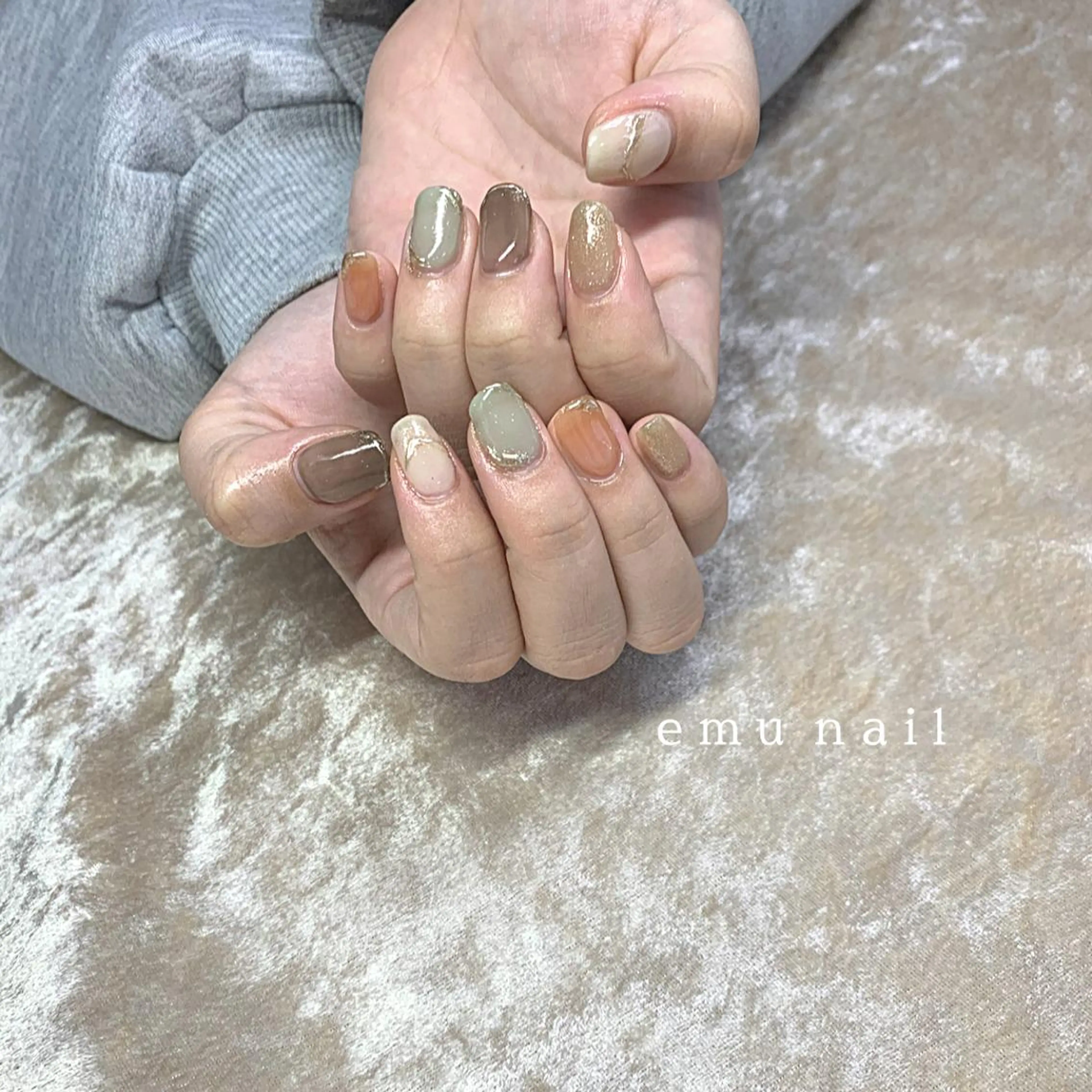 ネイル 持ち込み emu nailのネイルデザイン