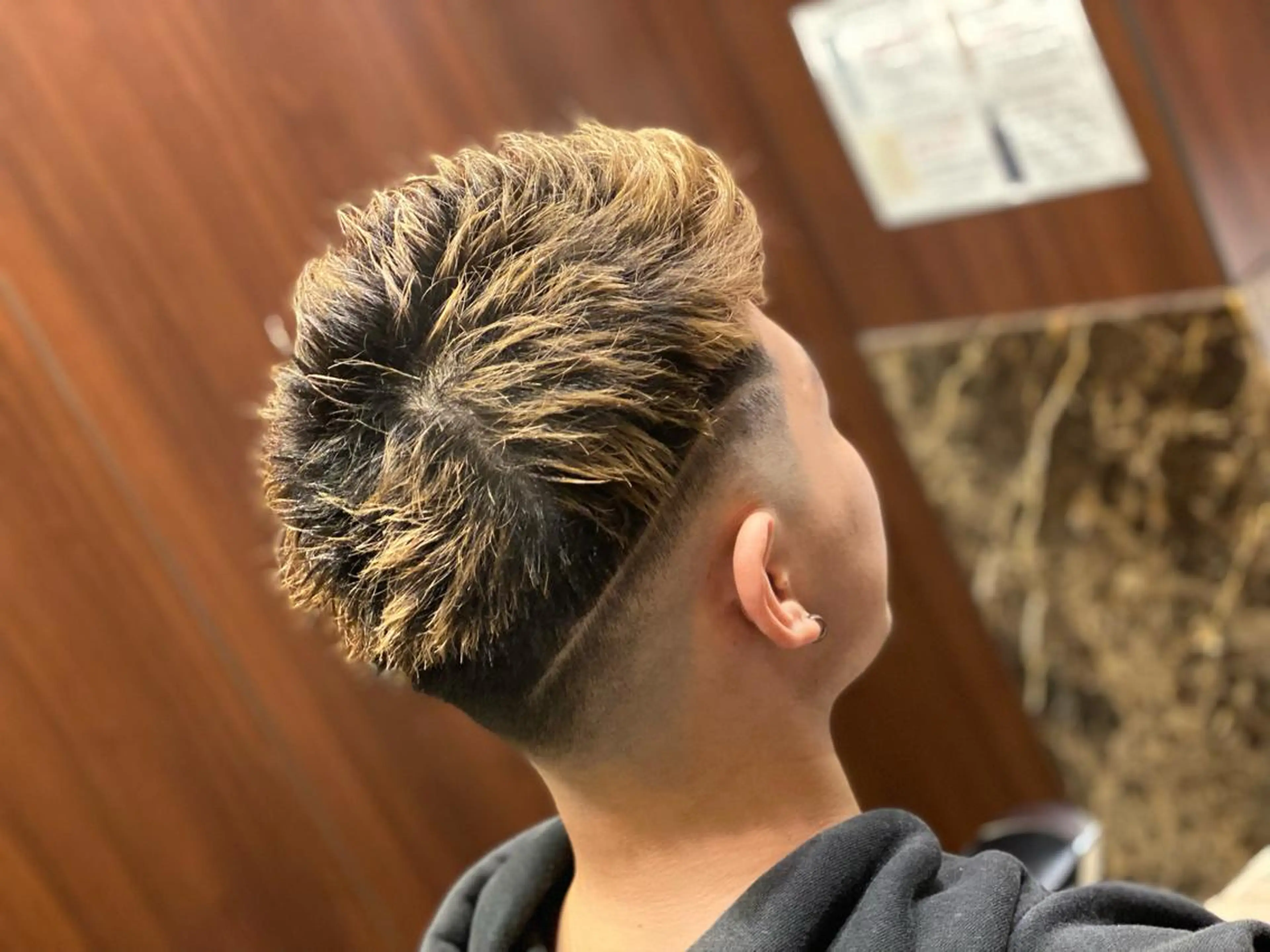 ショート メンズ 浅見 天翔のヘアスタイル