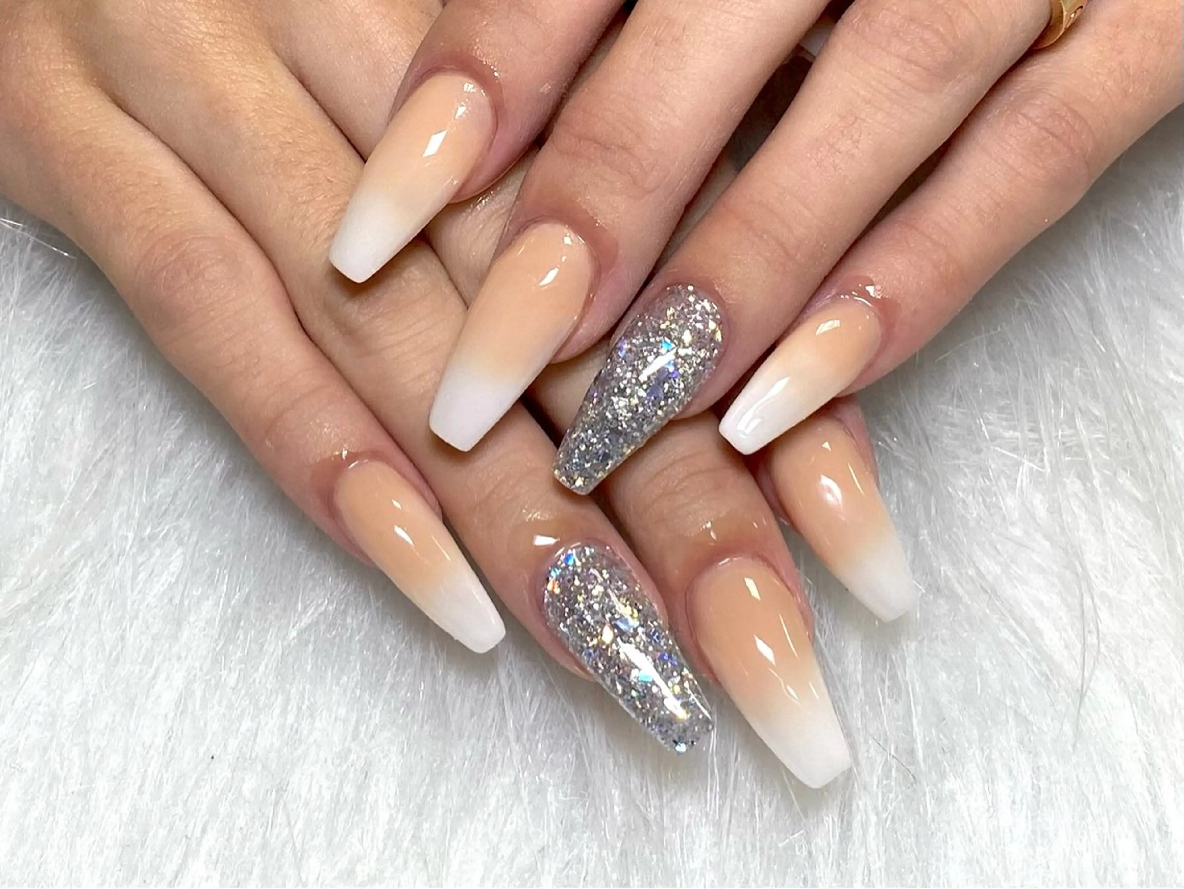 ネイル ラメ(グリッター) Lea nailのネイルデザイン