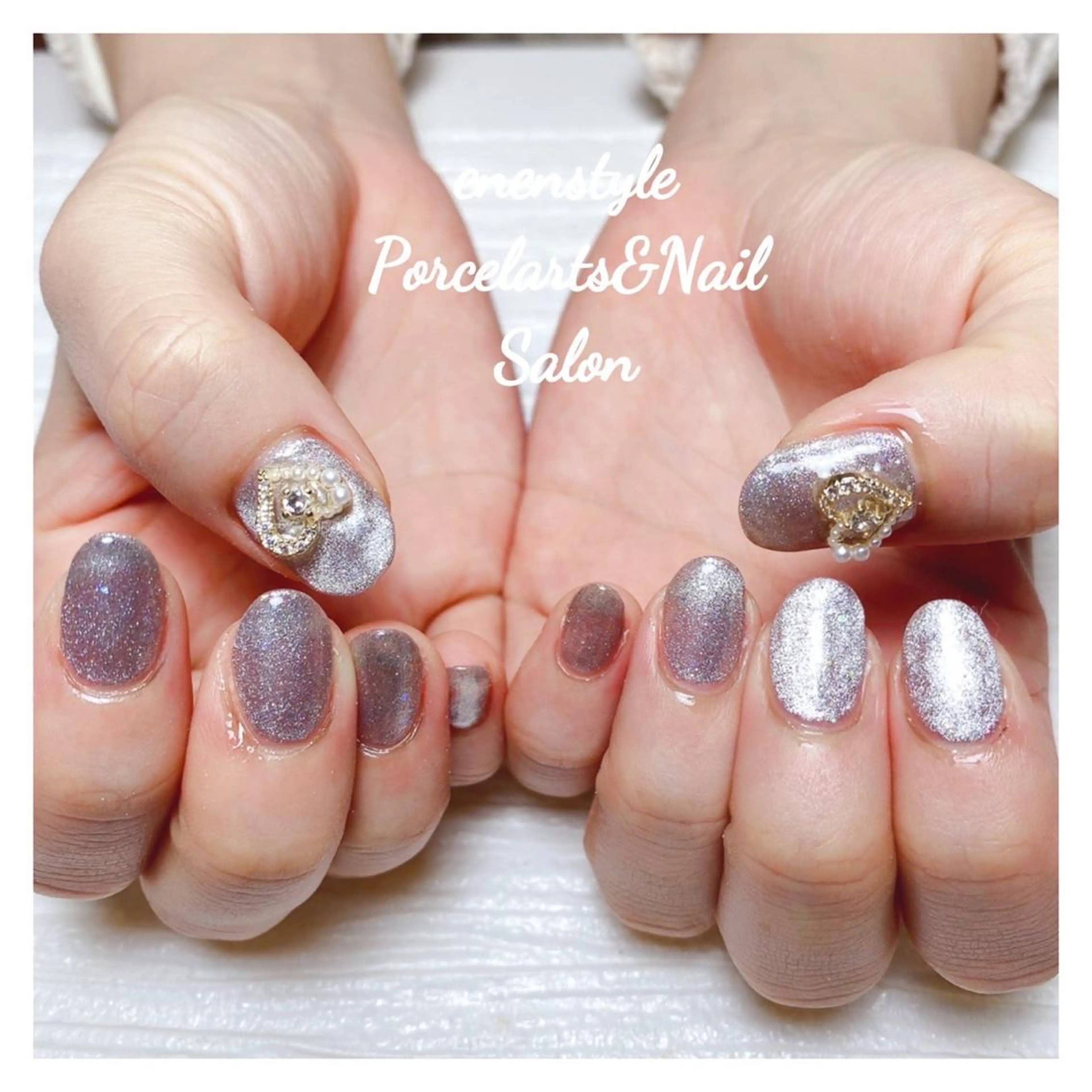 ショート ネイル 👑enen style👑のネイルデザイン