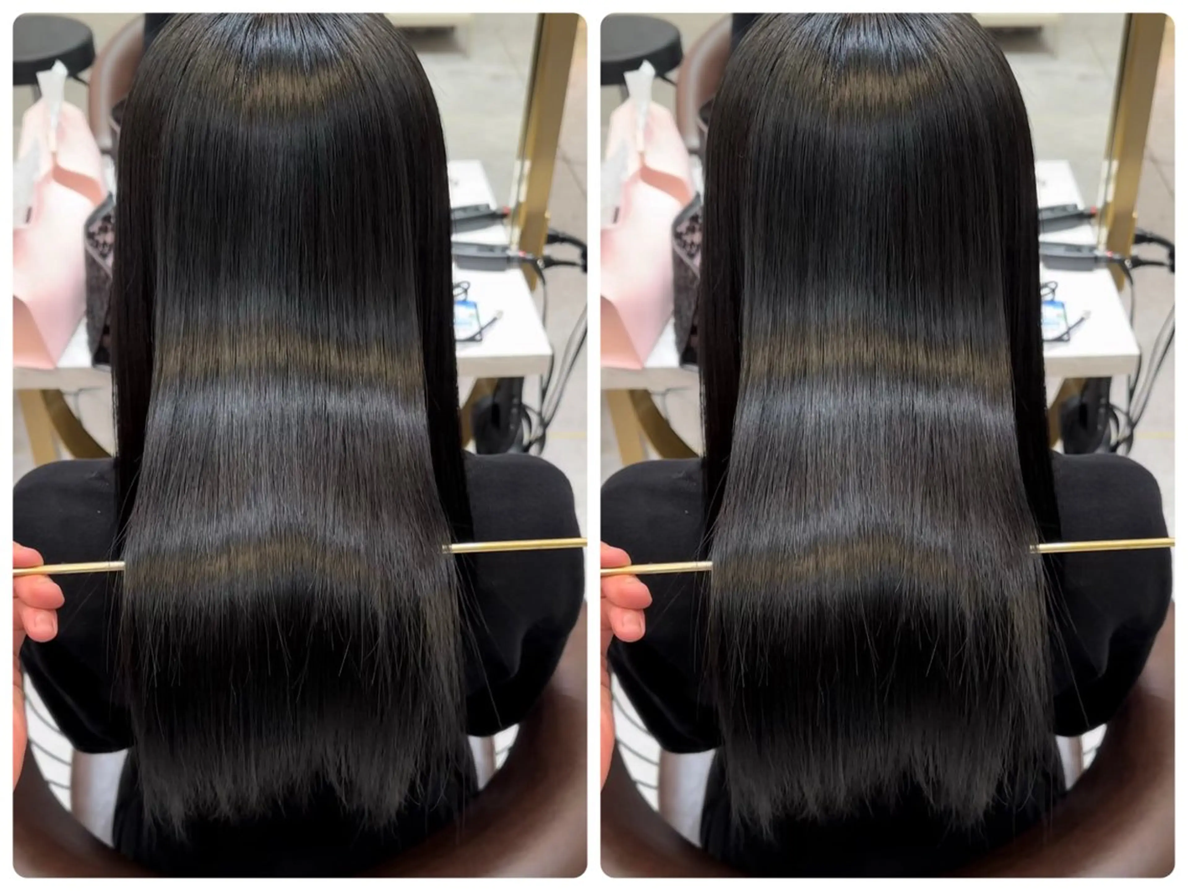 セミロング 髪質改善 縮毛矯正 トリートメント カット 縮毛矯正 トリートメント ✨レイヤー/韓国 /✨ヘア山下　遥のヘアスタイル