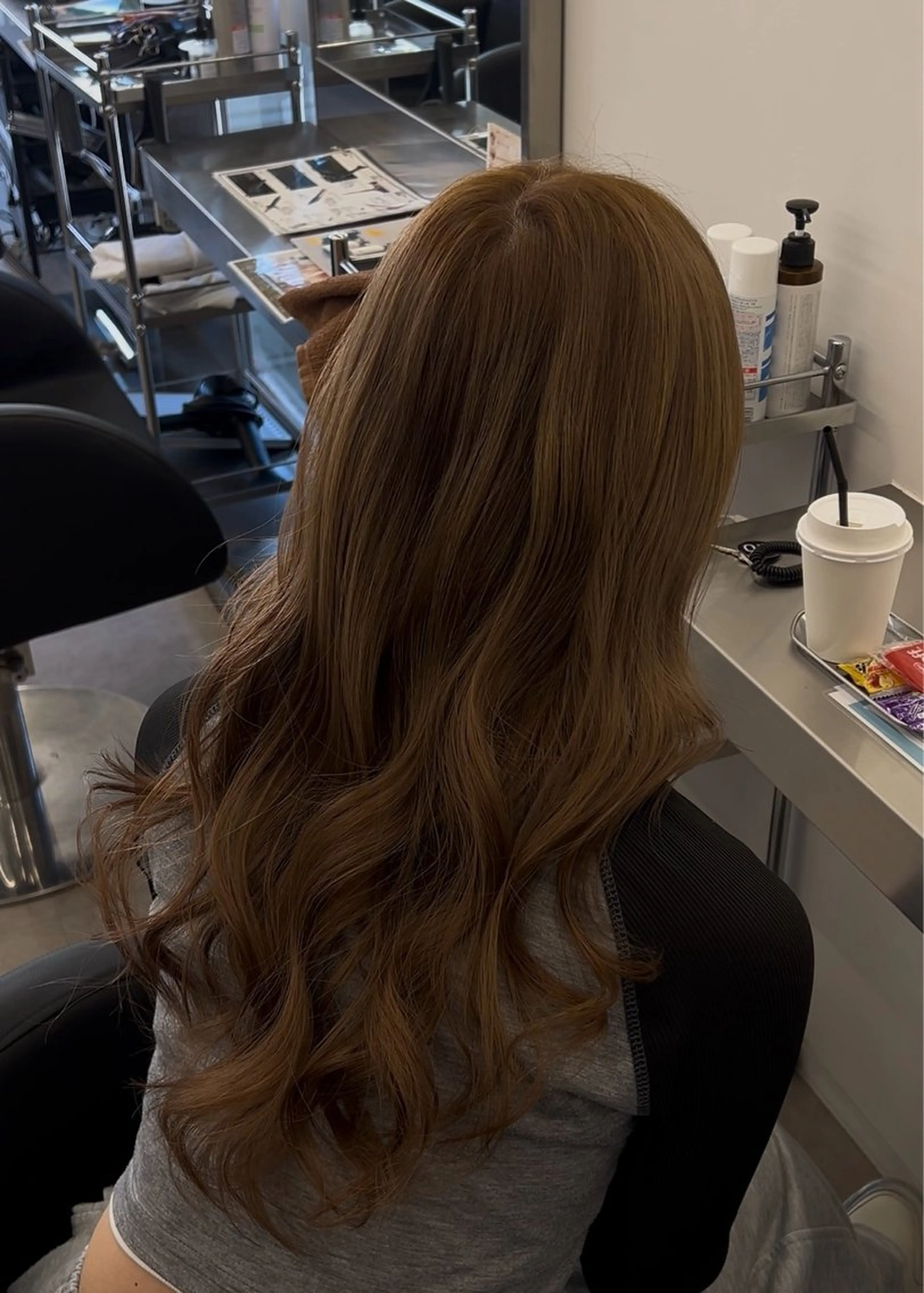 ロング ヘアカラー トリートメント 💖髪質改善カラー/ エクステ💖かりんのマツエク・マツパデザイン