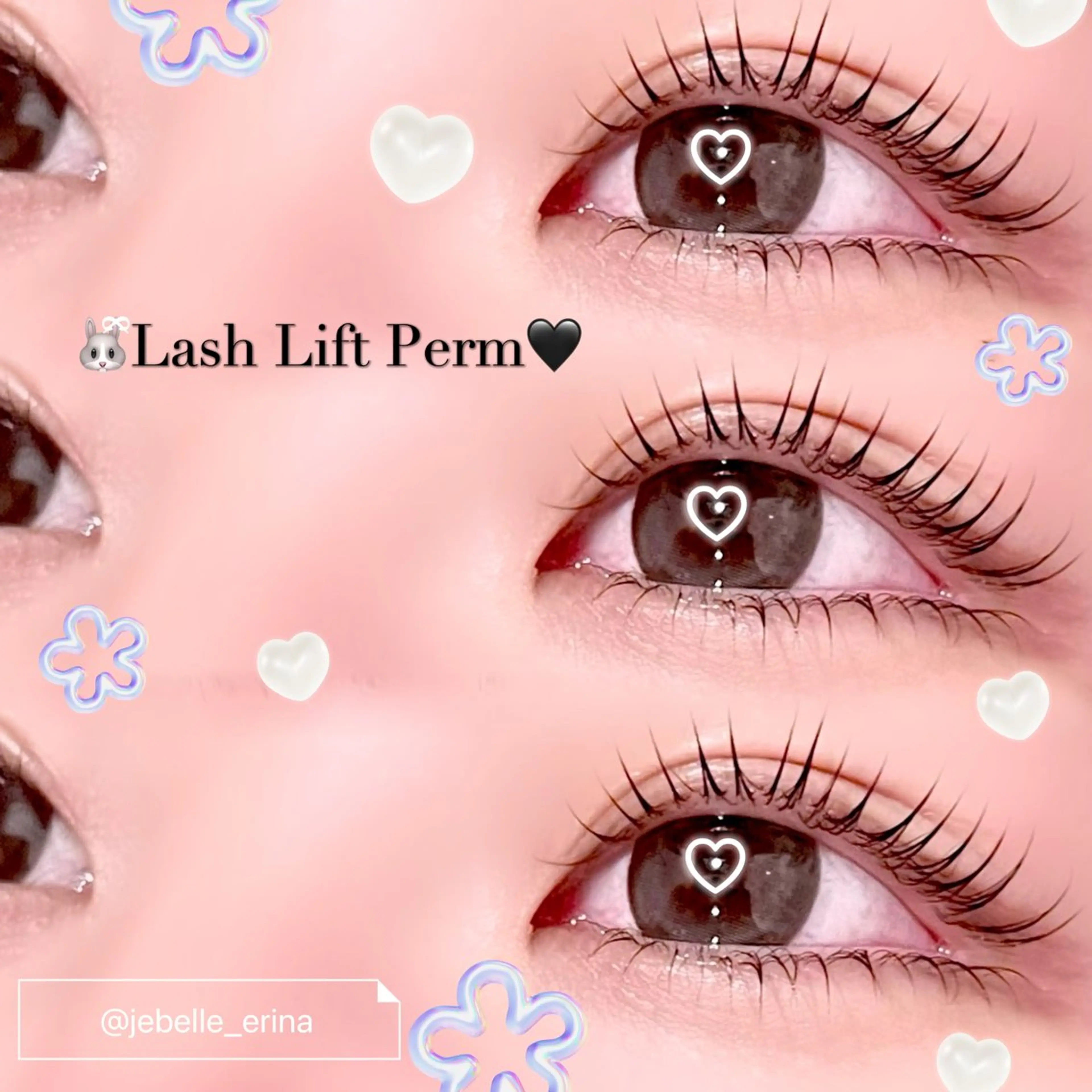 マツエク・マツパ 一重×まつ毛パーマ 🌙Rebecca ERINA🐈‍⬛のマツエク・マツパデザイン