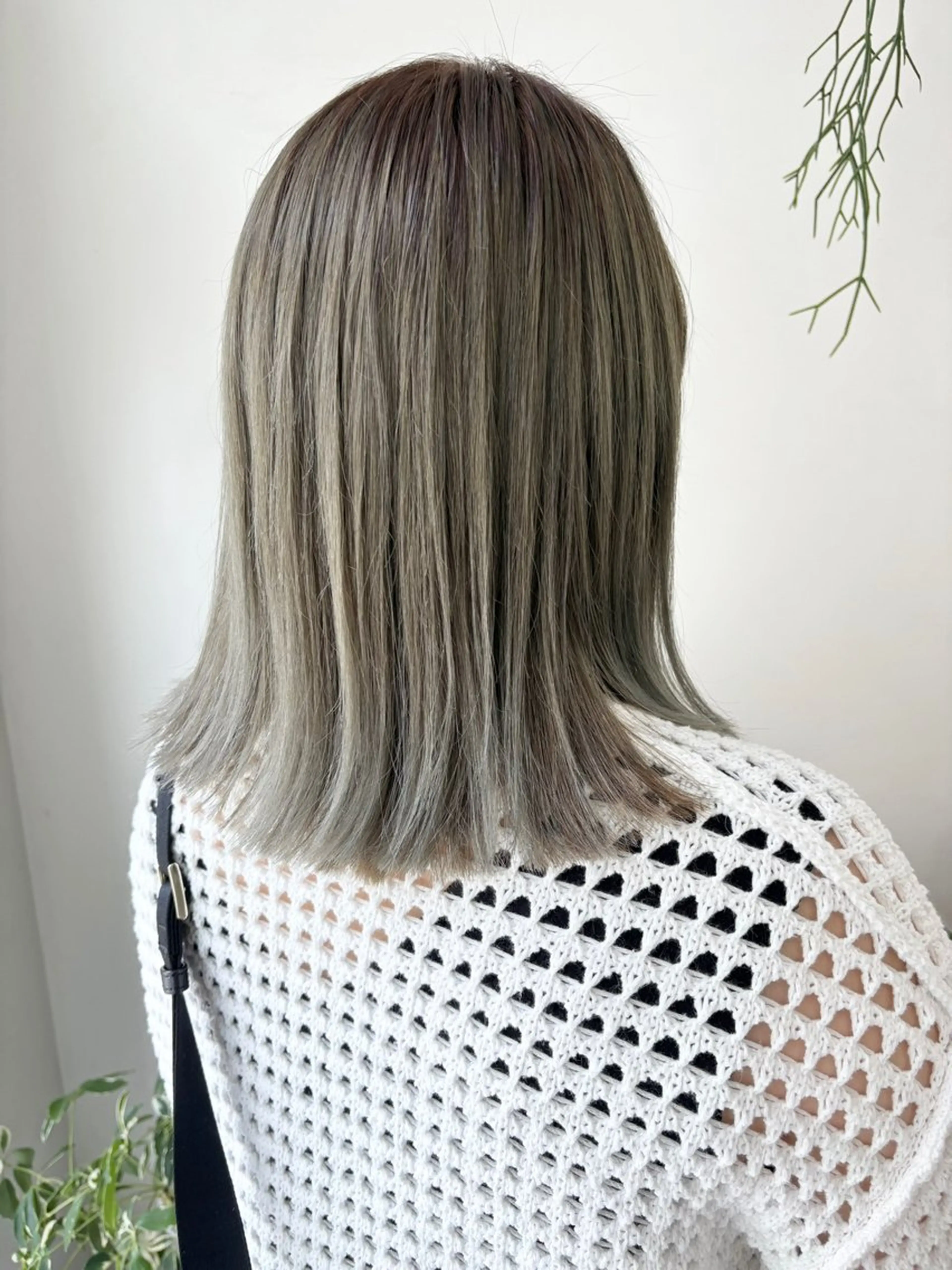 ミディアム カット ヘアカラー トリートメント 🪻花屋併設🪻秀島 有紀のヘアスタイル