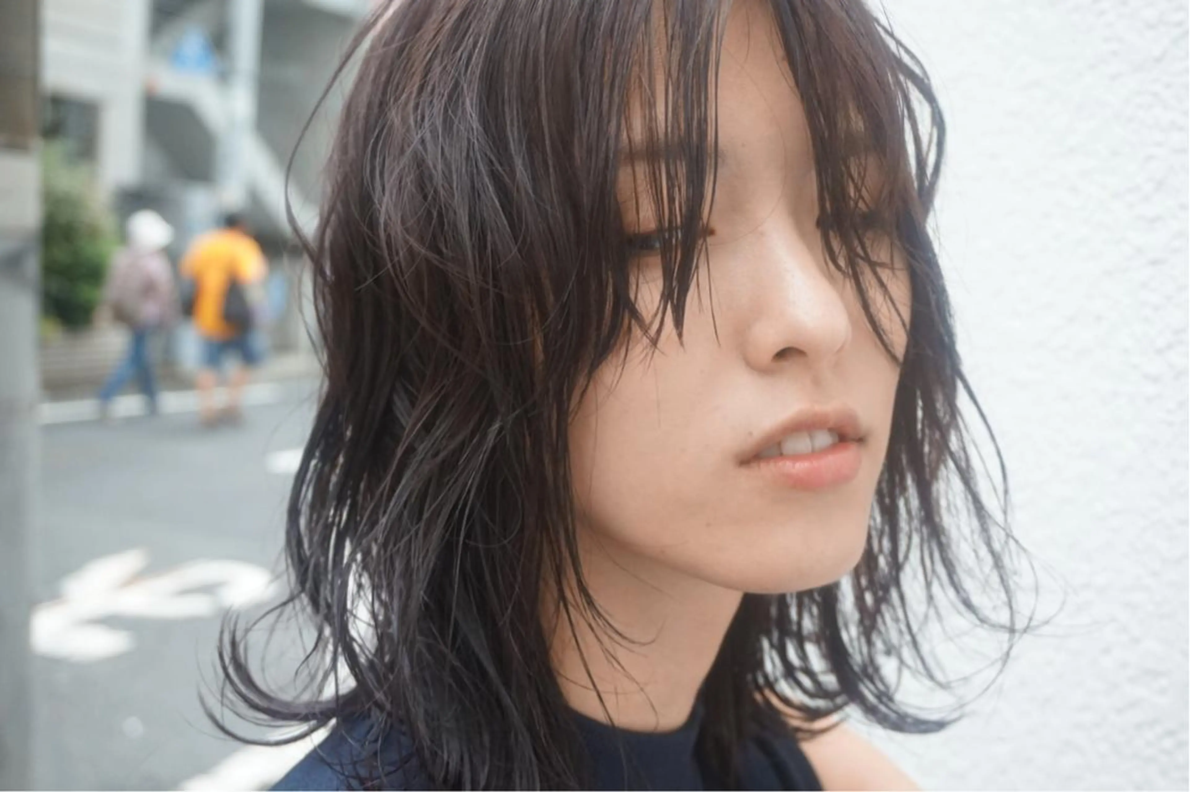 ミディアム セミロング パーマ ヘアアレンジ ヘアカラー ✨落ち着いた接客 💡高橋優也💡のヘアスタイル