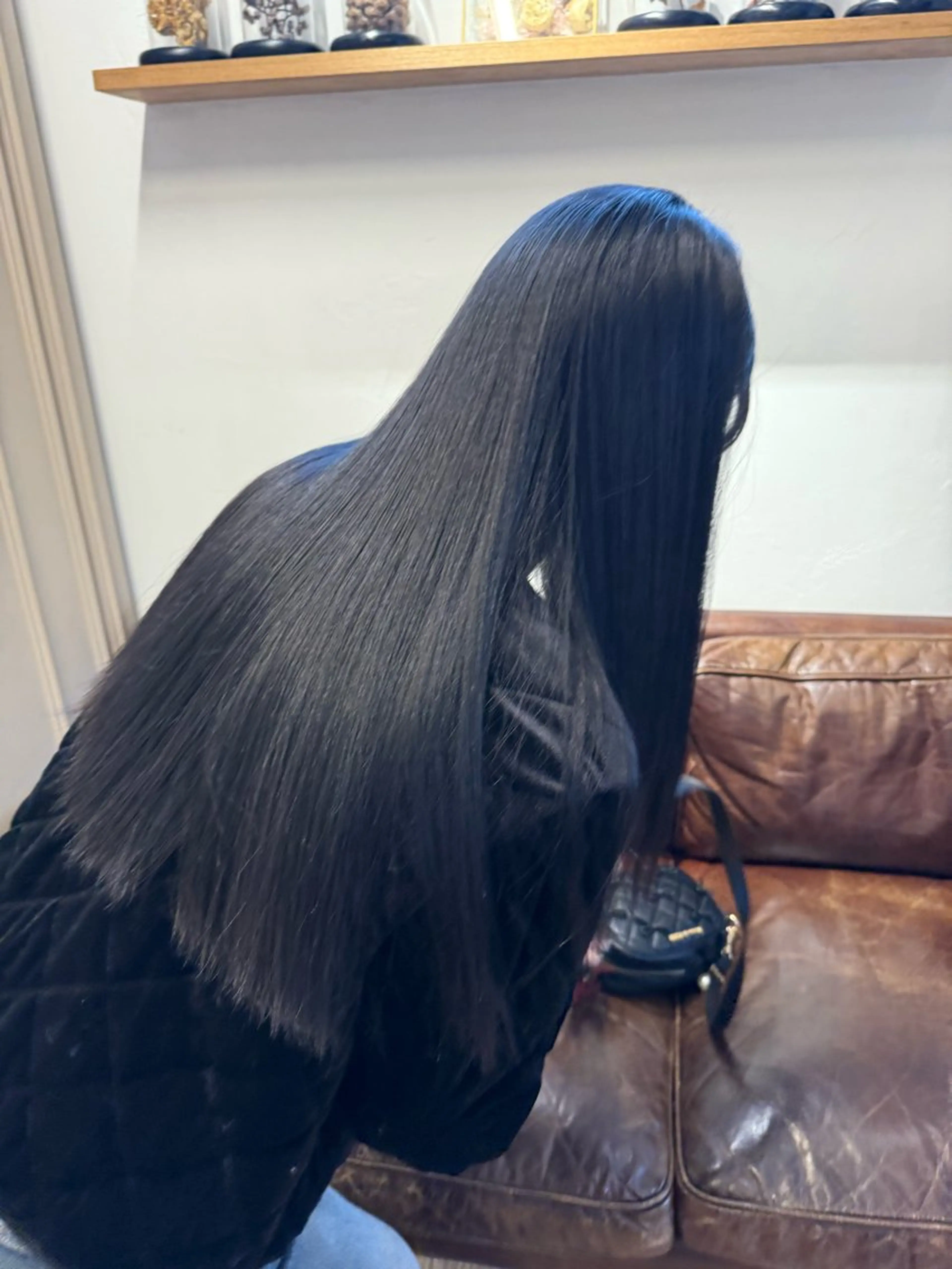 ロング カラー ミルクティー× グレージュMOMOのヘアスタイル