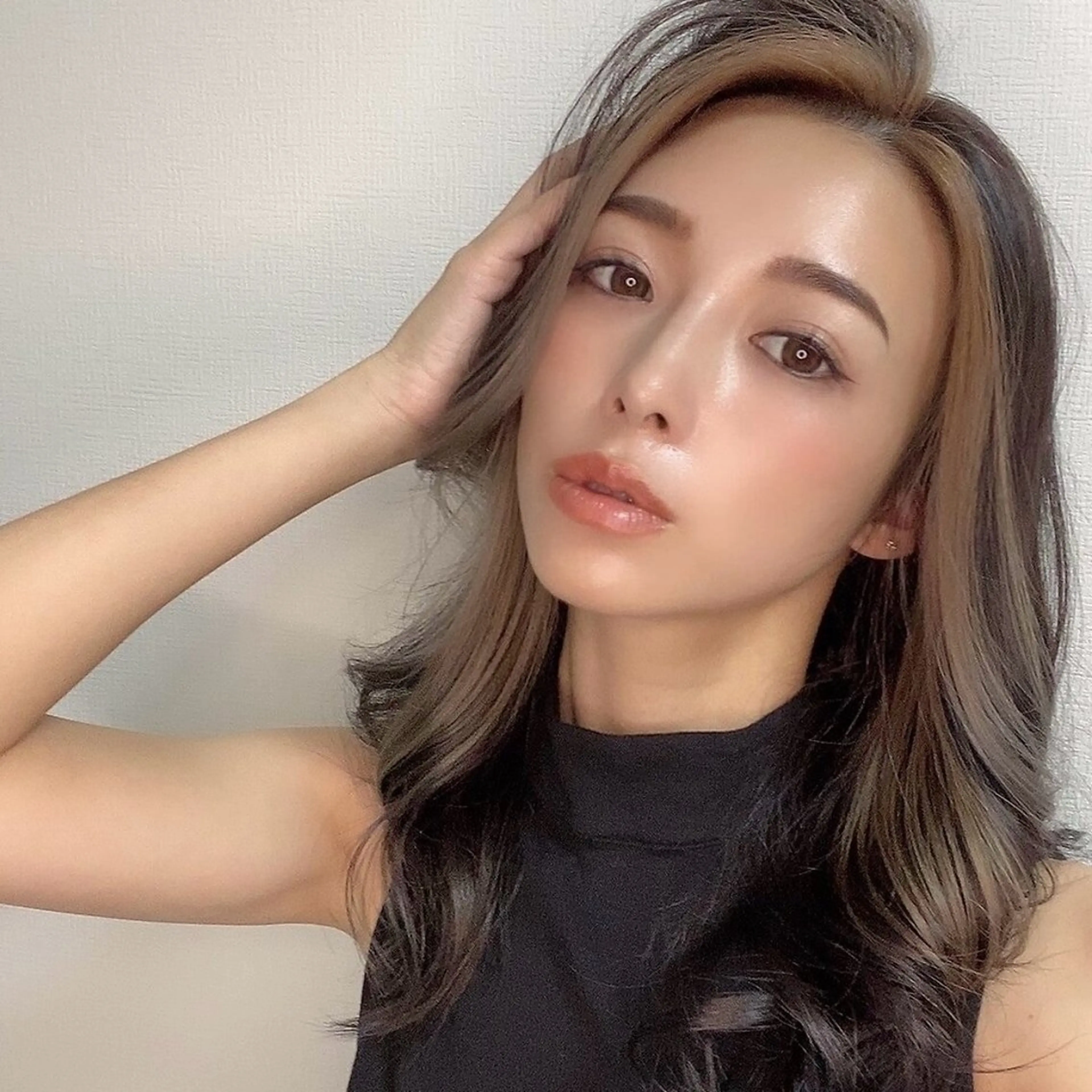 ロング カラー RIENS xreaのヘアスタイル