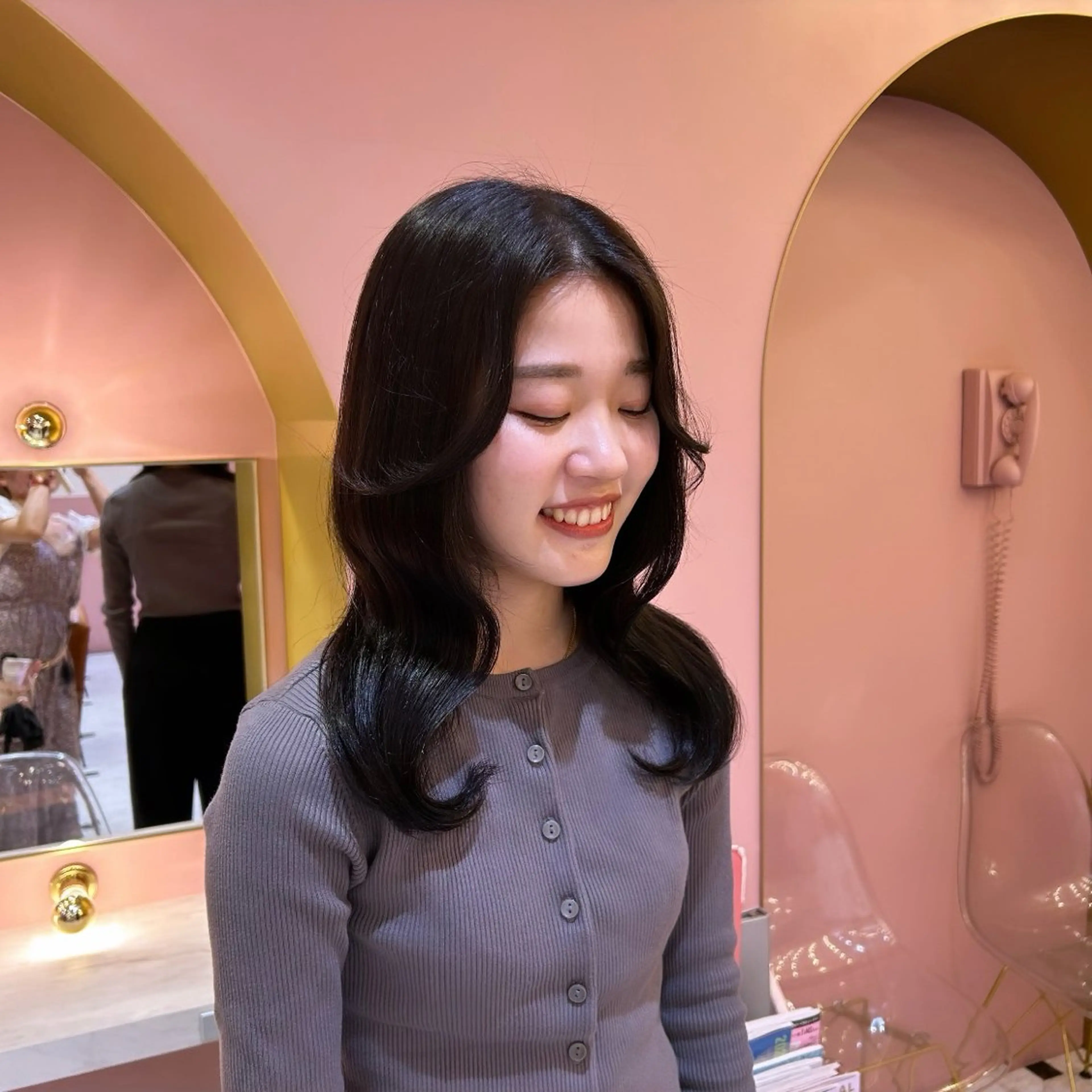 カラー 横浜/レイヤー/ボブ shiira👼🏻のヘアスタイル