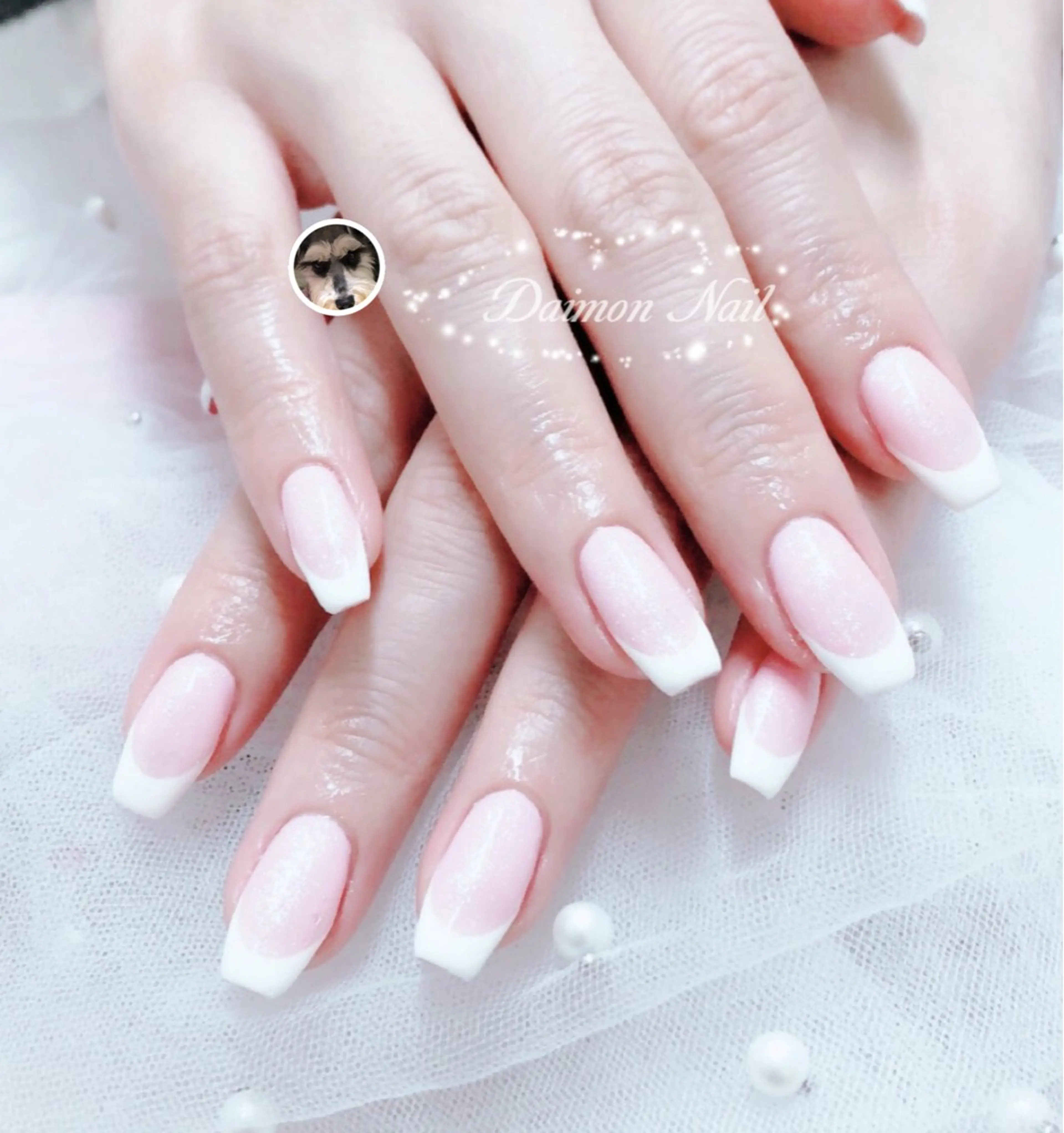 ネイル フレンチネイル ハート オフィスネイル ピンク スカルプネイル 大門浜松町 ネイルのネイルデザイン