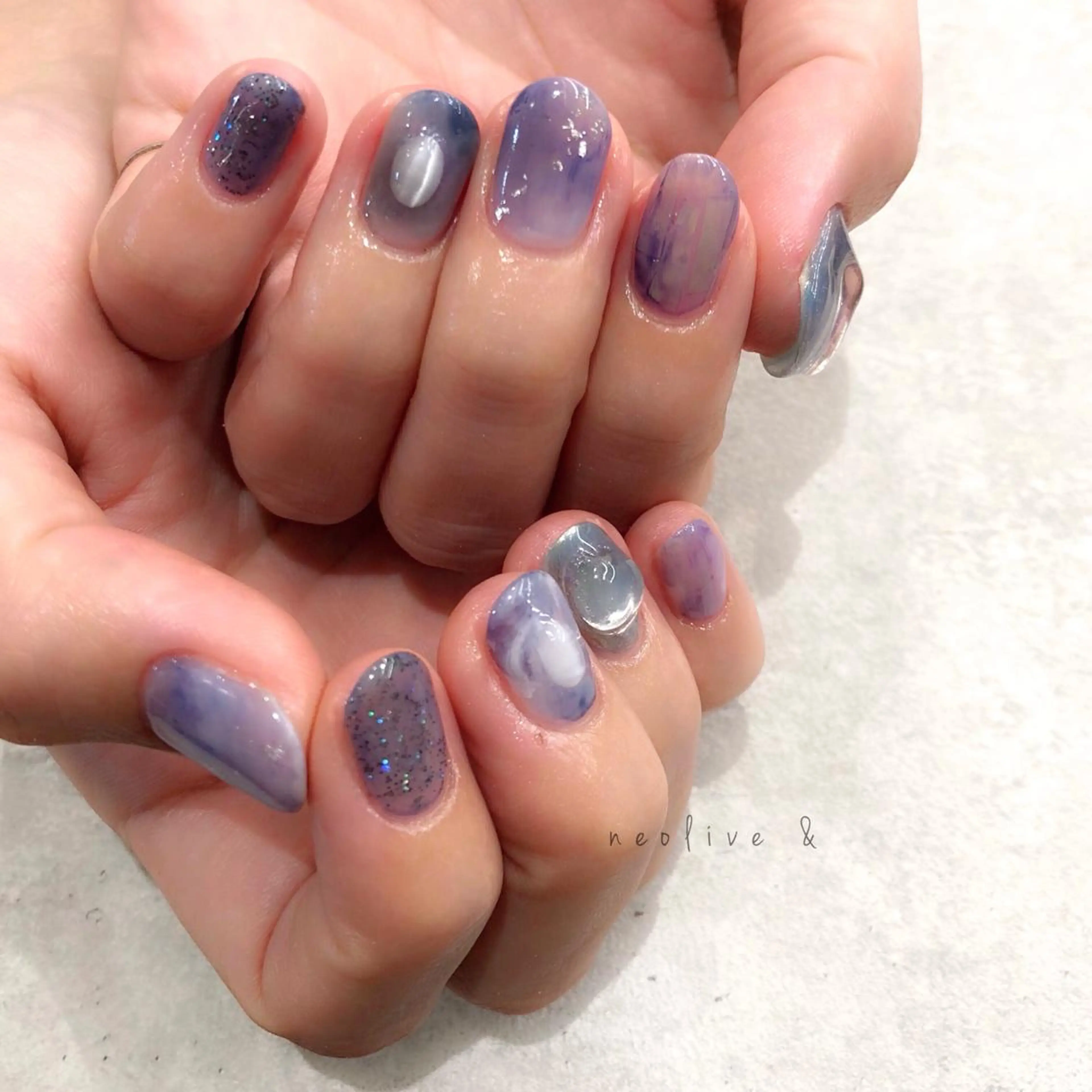 ネイル ハンドネイル Yuriko Omi パラジェル/渋谷のネイルデザイン