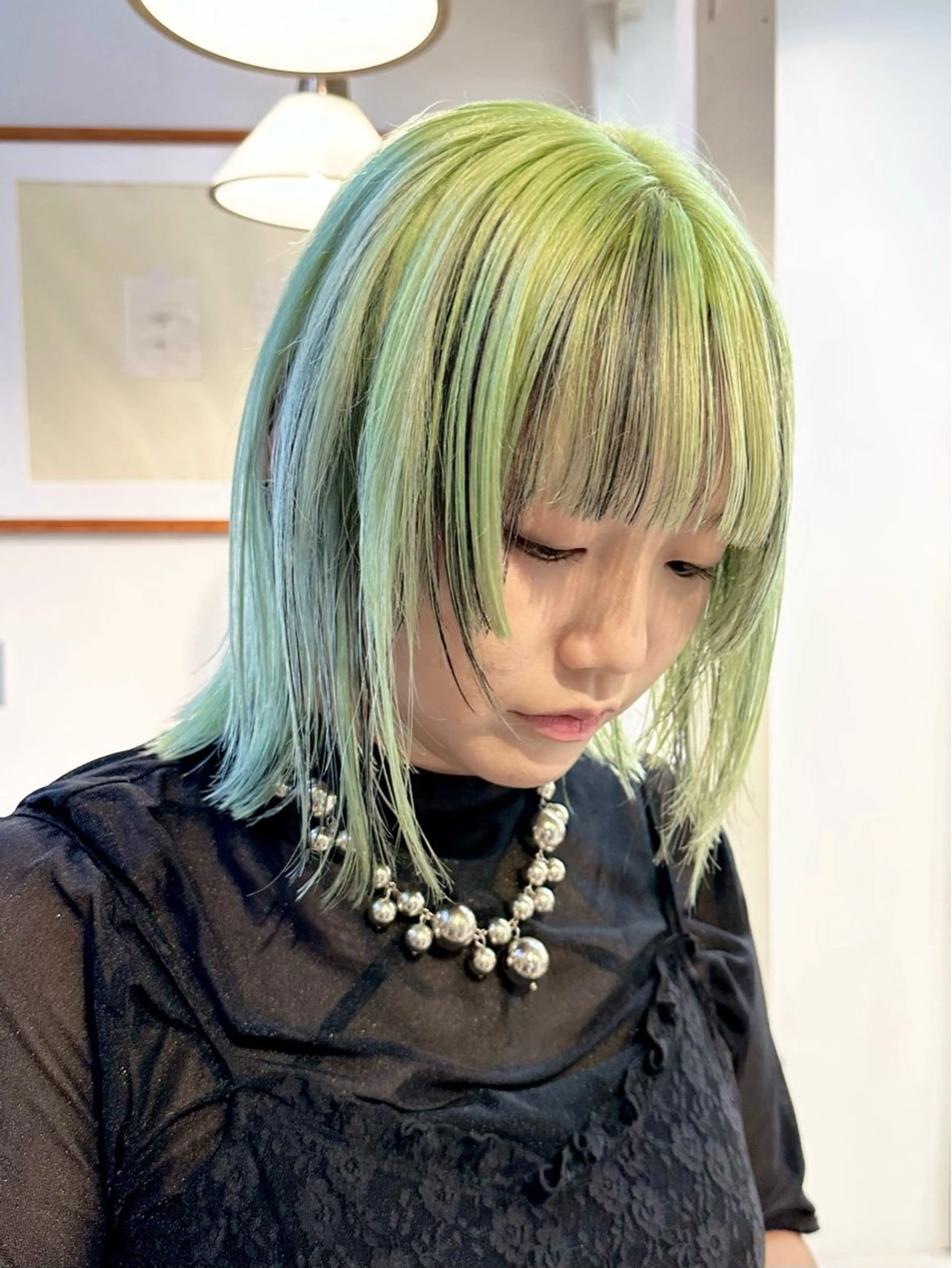 ショート カラー ヘアカラー トリートメント ヘッドスパ ヘアセット kai .のヘアスタイル