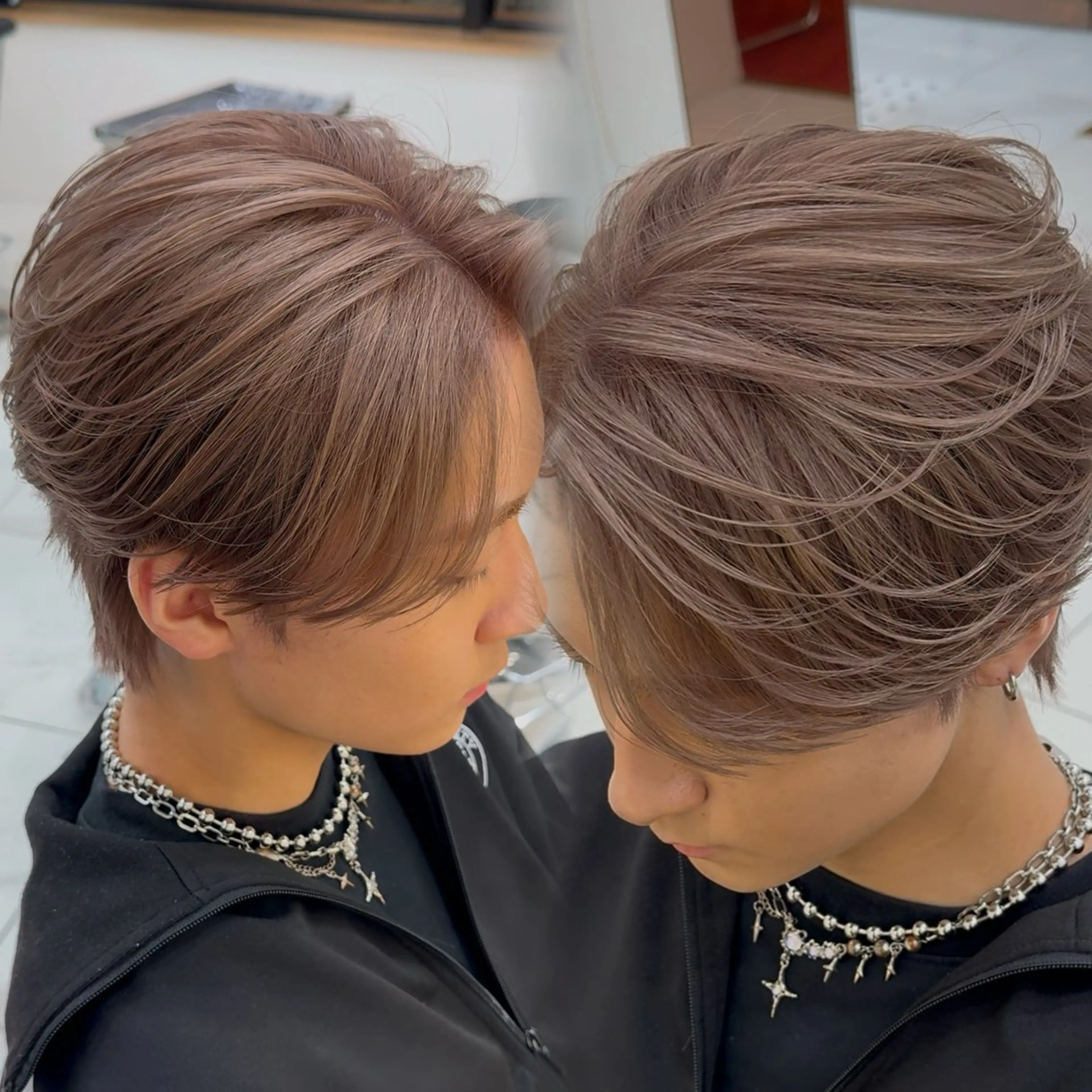 カラー メンズ 菅野 心悠/メンズヘアのヘアスタイル
