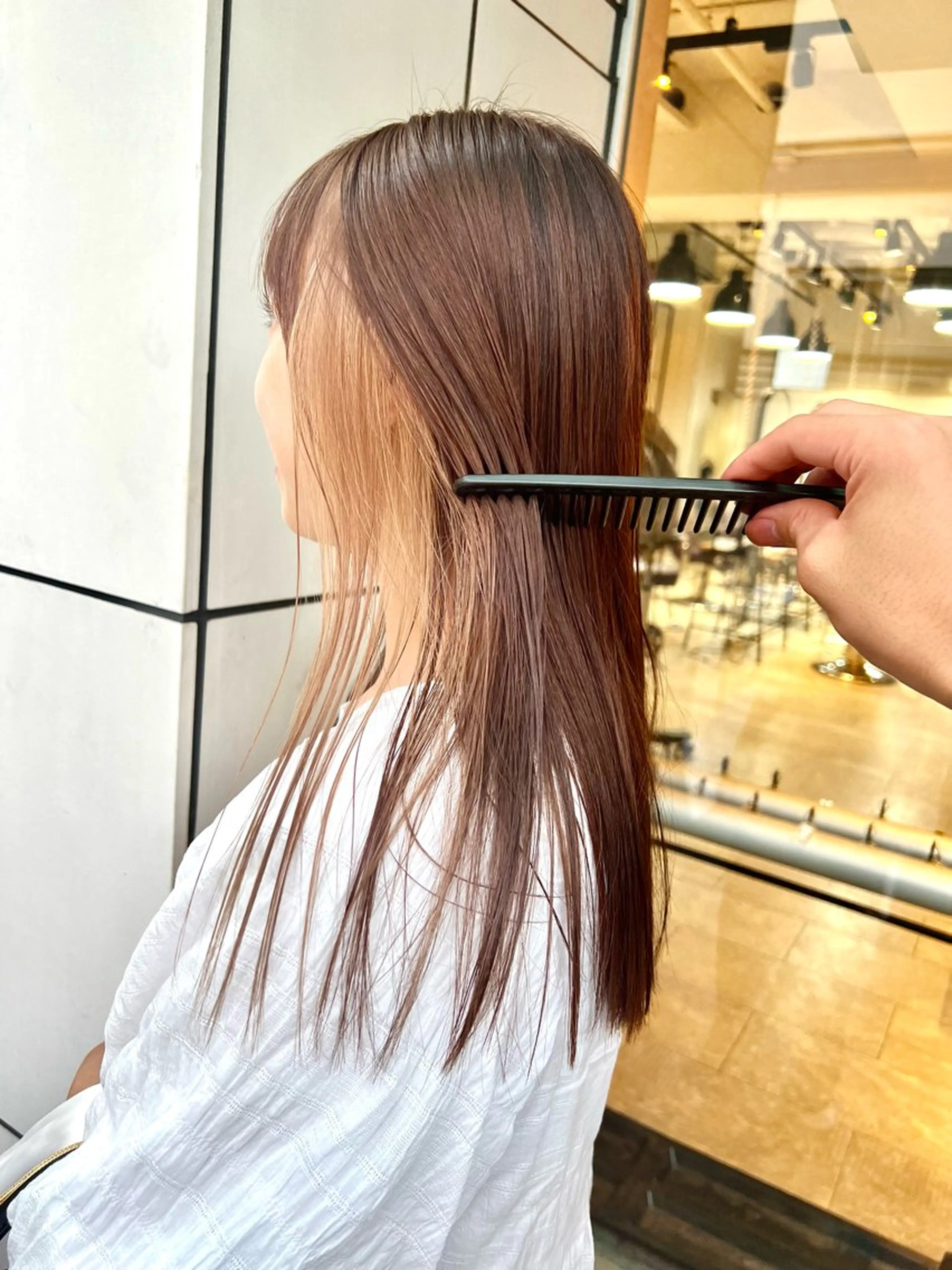 ロング カラー ヘアアレンジ ヘアカラー トリートメント ヘッドスパ ヘアセット 🌈インナーカラー ‘ショウマ’🌈のヘアスタイル