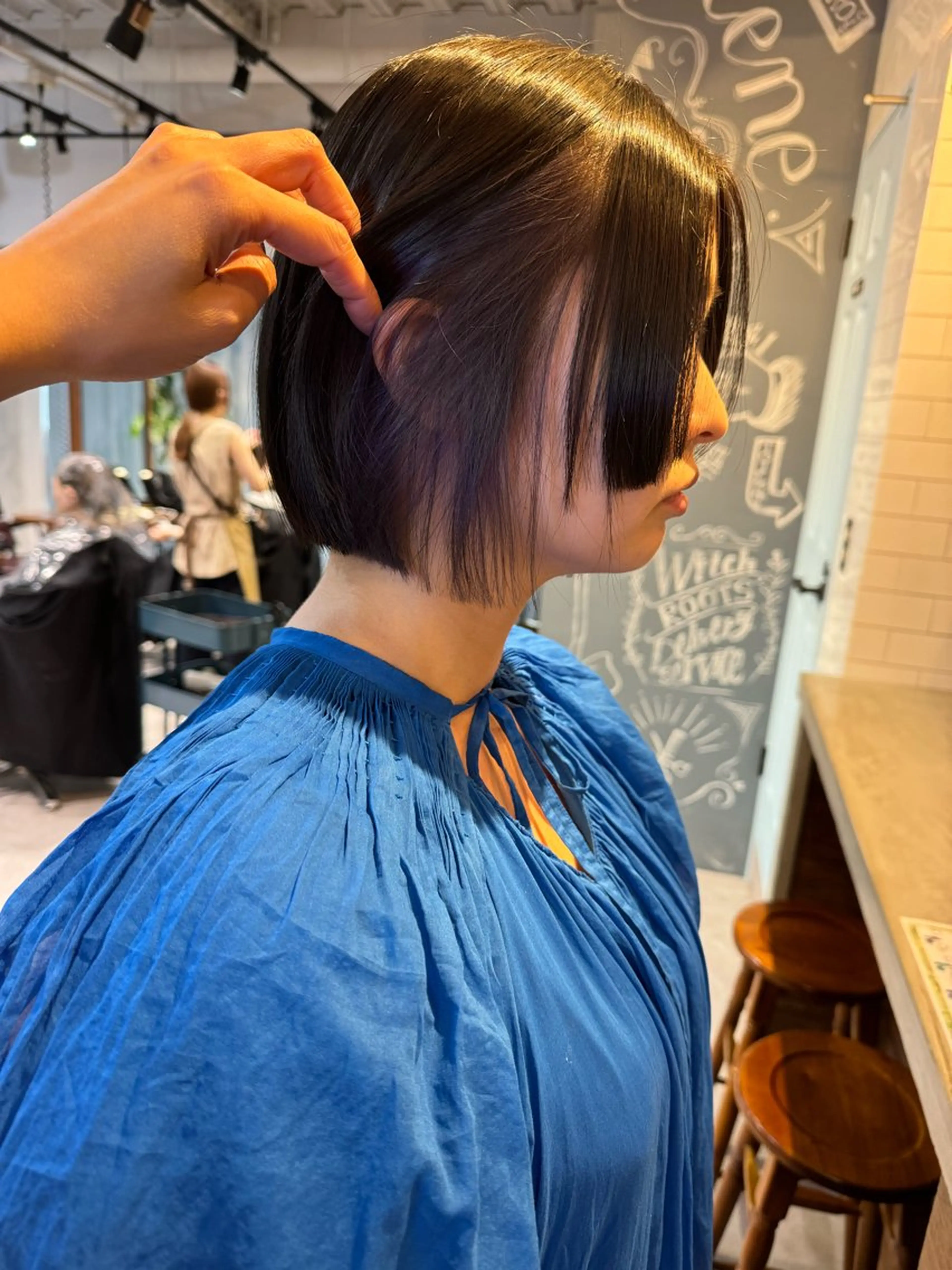 ショート カラー ボブ カット ヘアカラー トリートメント scene. haraのヘアスタイル