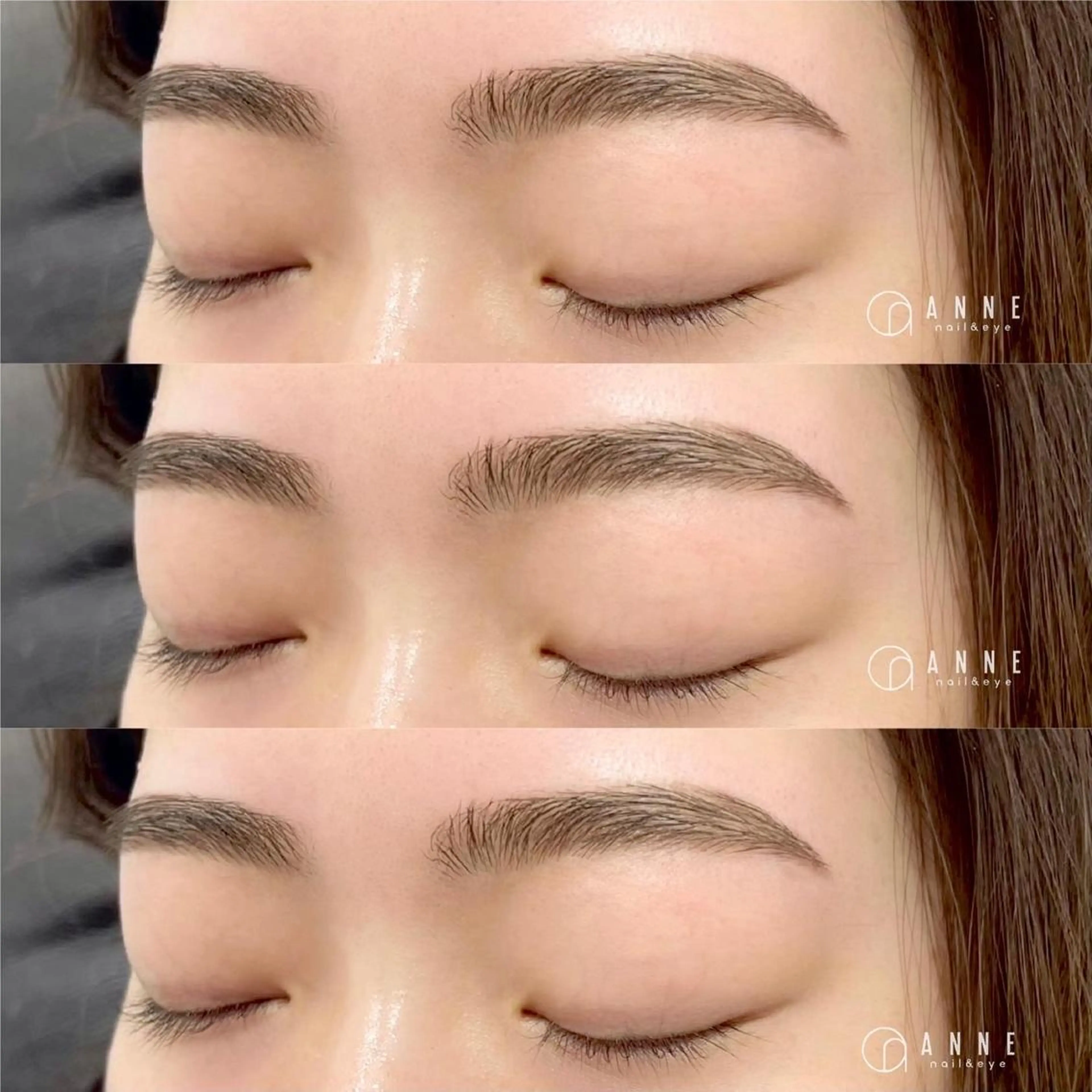 マツエク・マツパ アイブロウ 眉毛ワックス脱毛 ANNE梅田ALLYS店所属・高松 せりなのマツエク・マツパデザイン