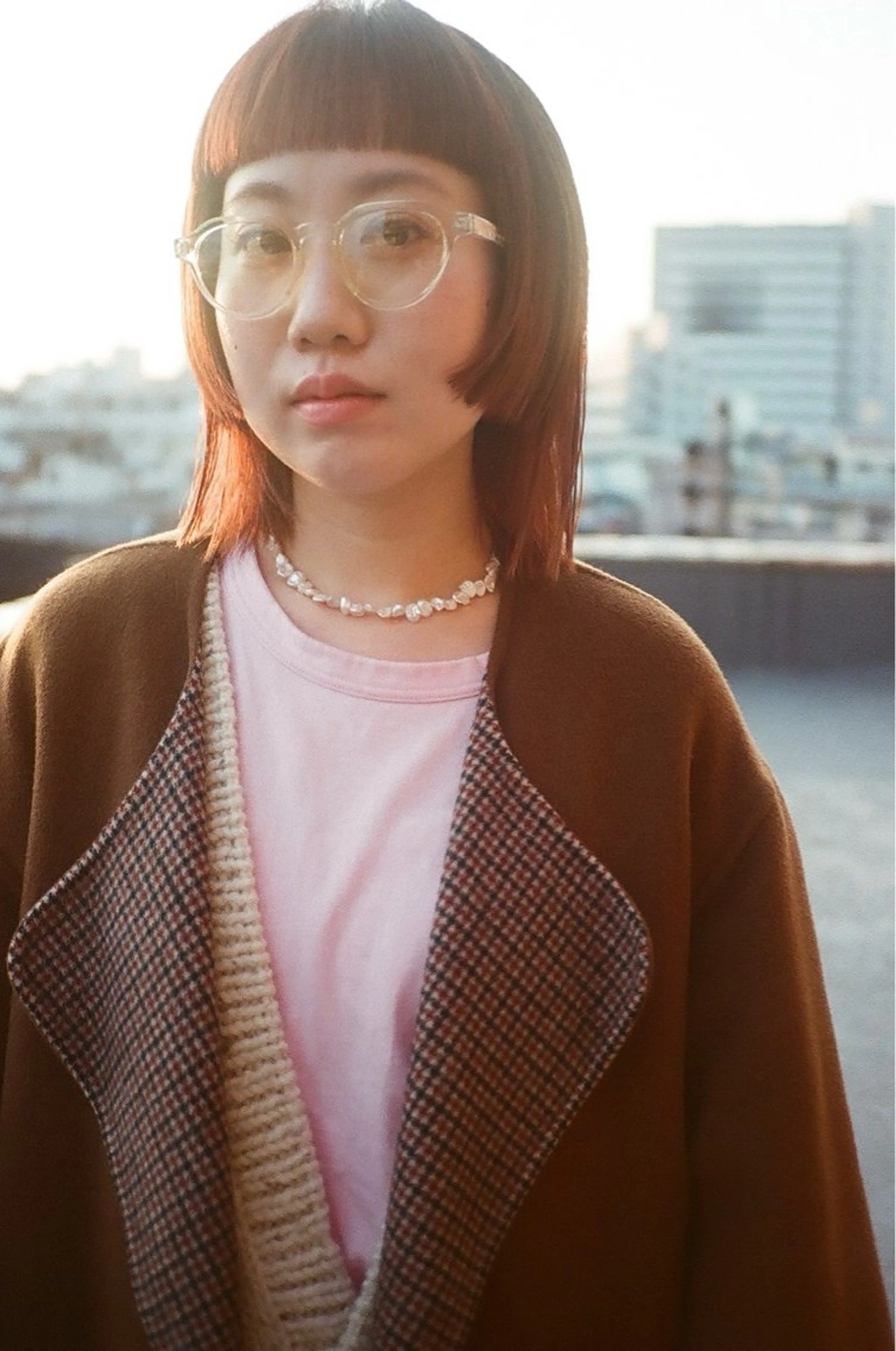 ミディアム カラー 小森 優哉のヘアスタイル